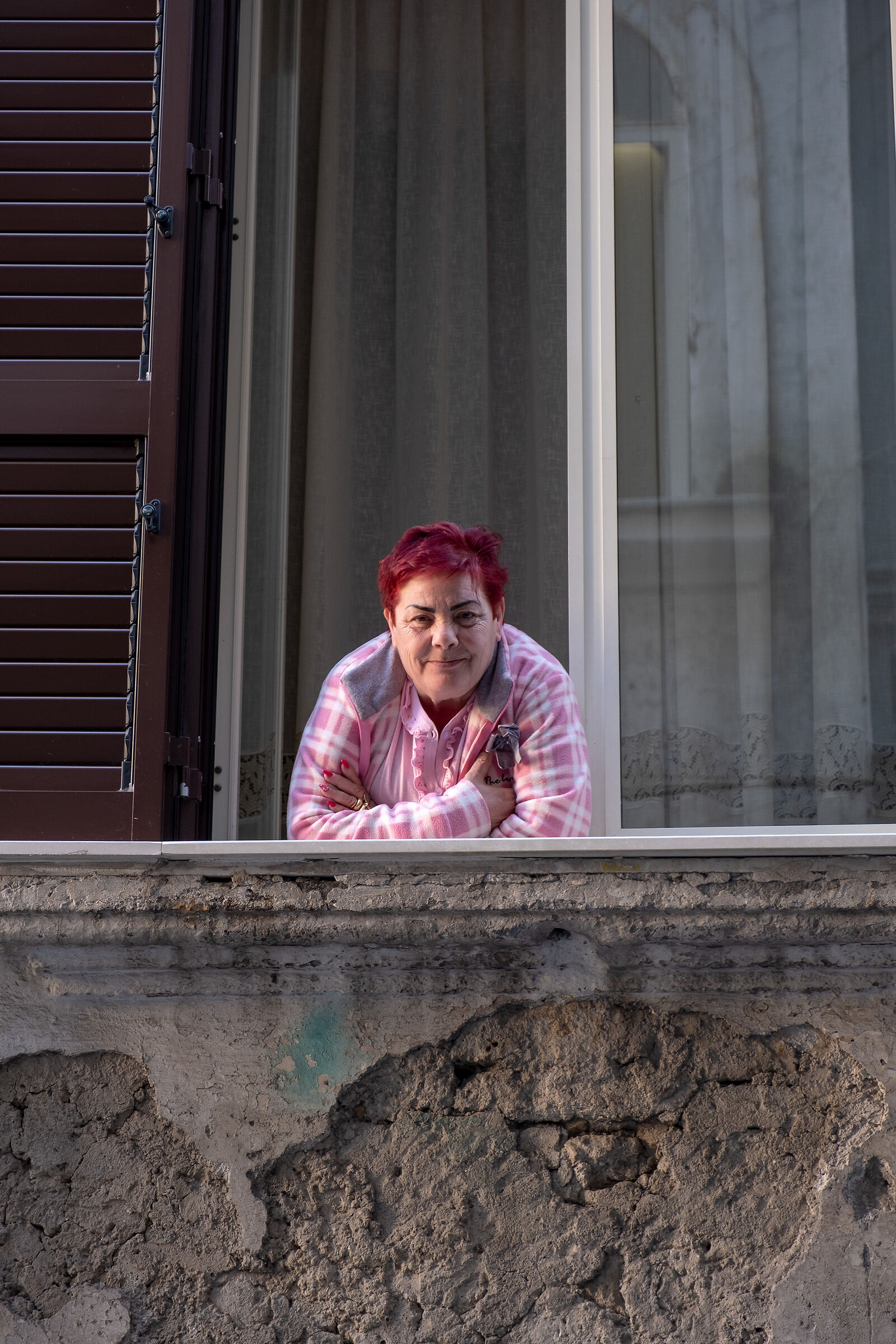 At the window in the Spanish Quarters