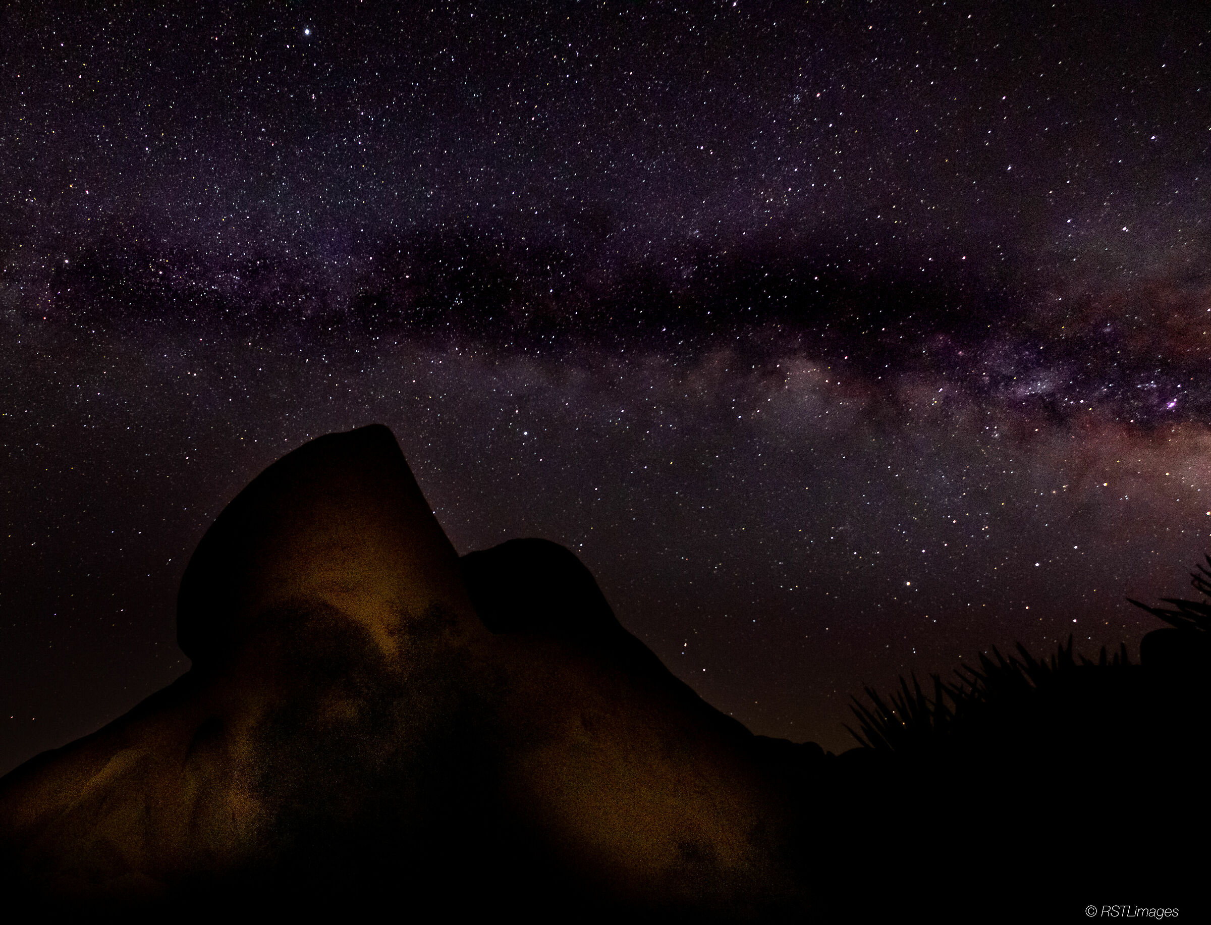 Via Lattea su Skull Rock