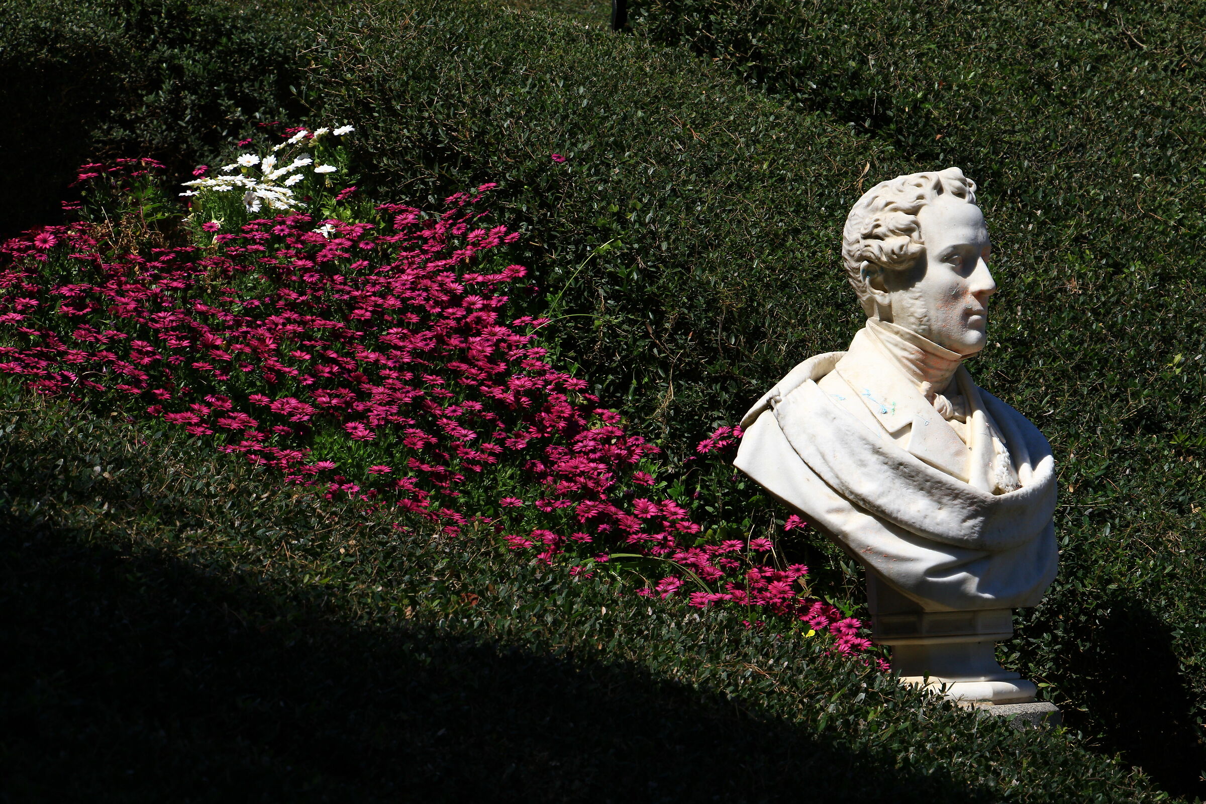Busto del musicista Vincenzo Bellini