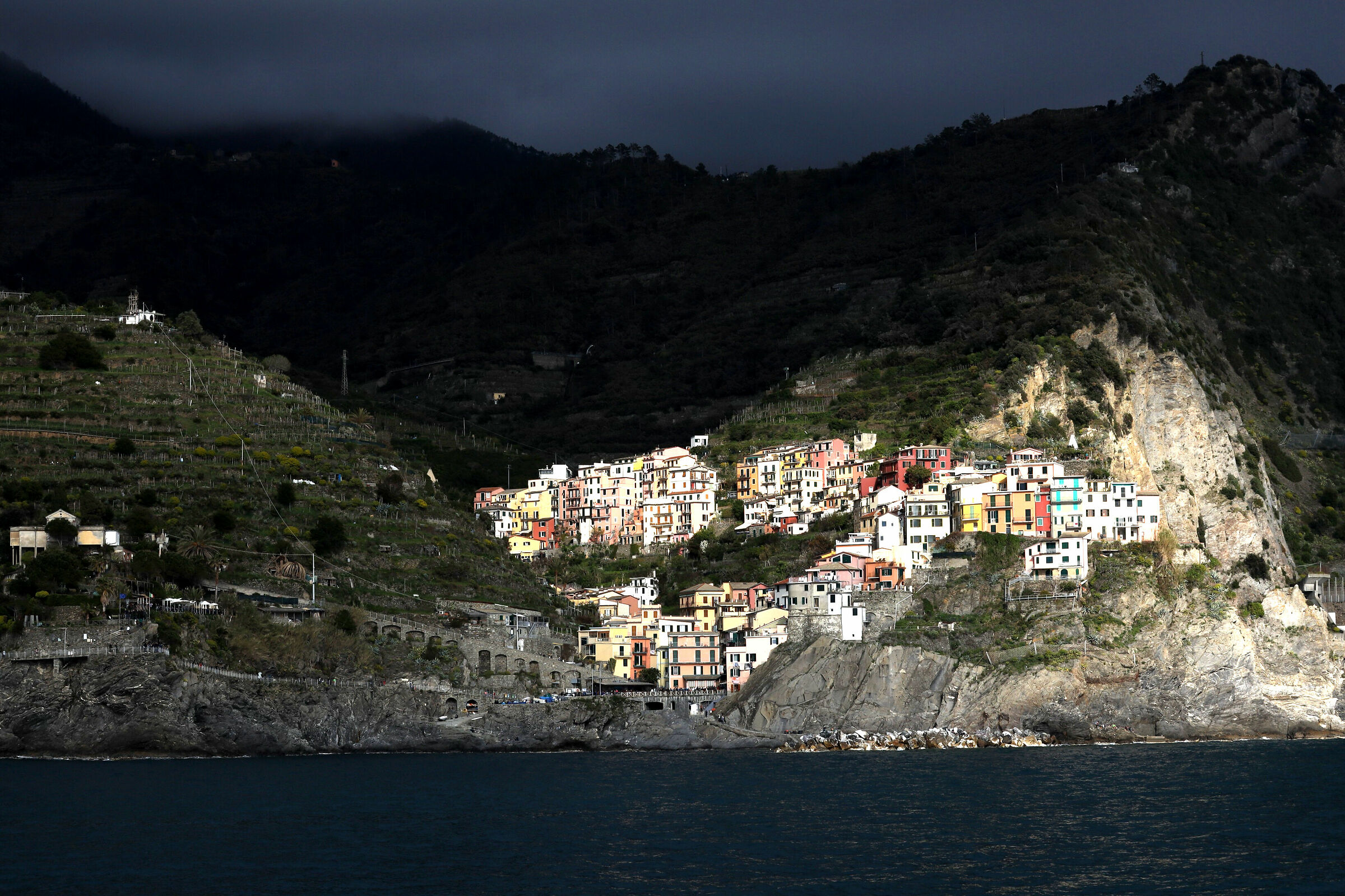 5 Terre prima della pioggia.