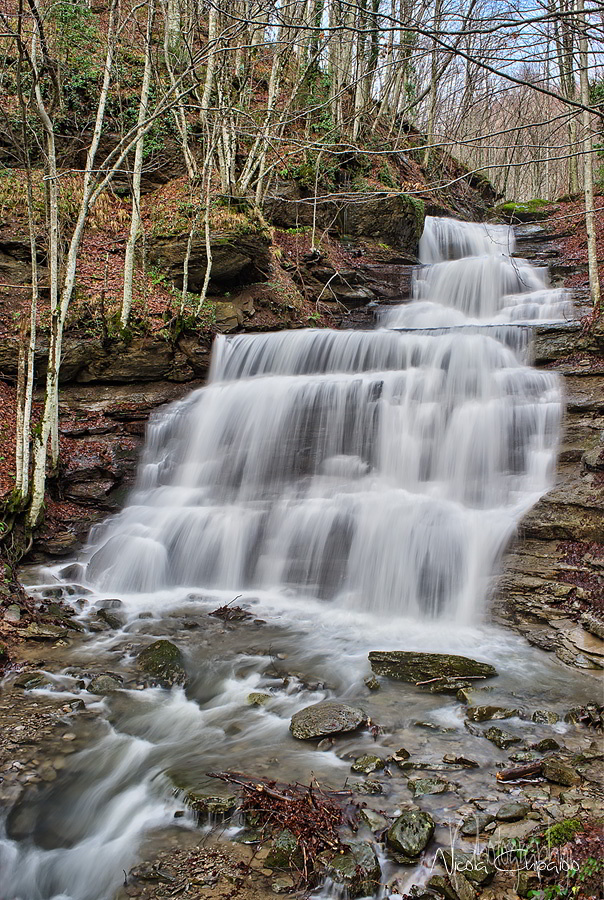 The 3 waterfalls, Camaldoli