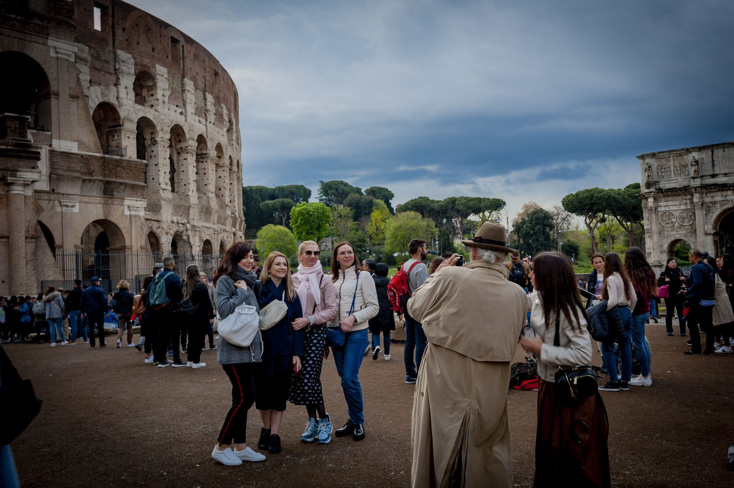 scatto al colosseo