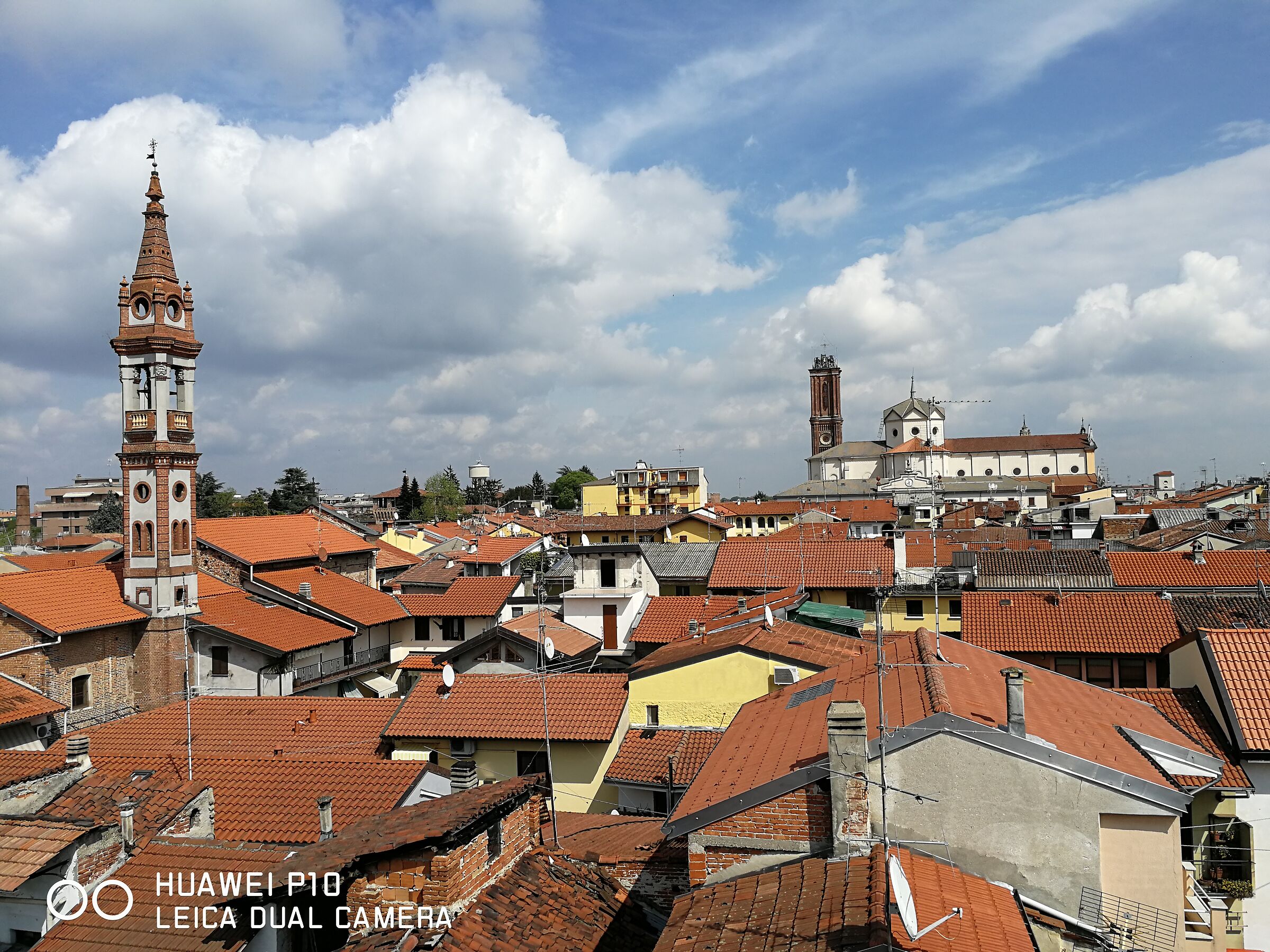 Galliate view from the rooftops.