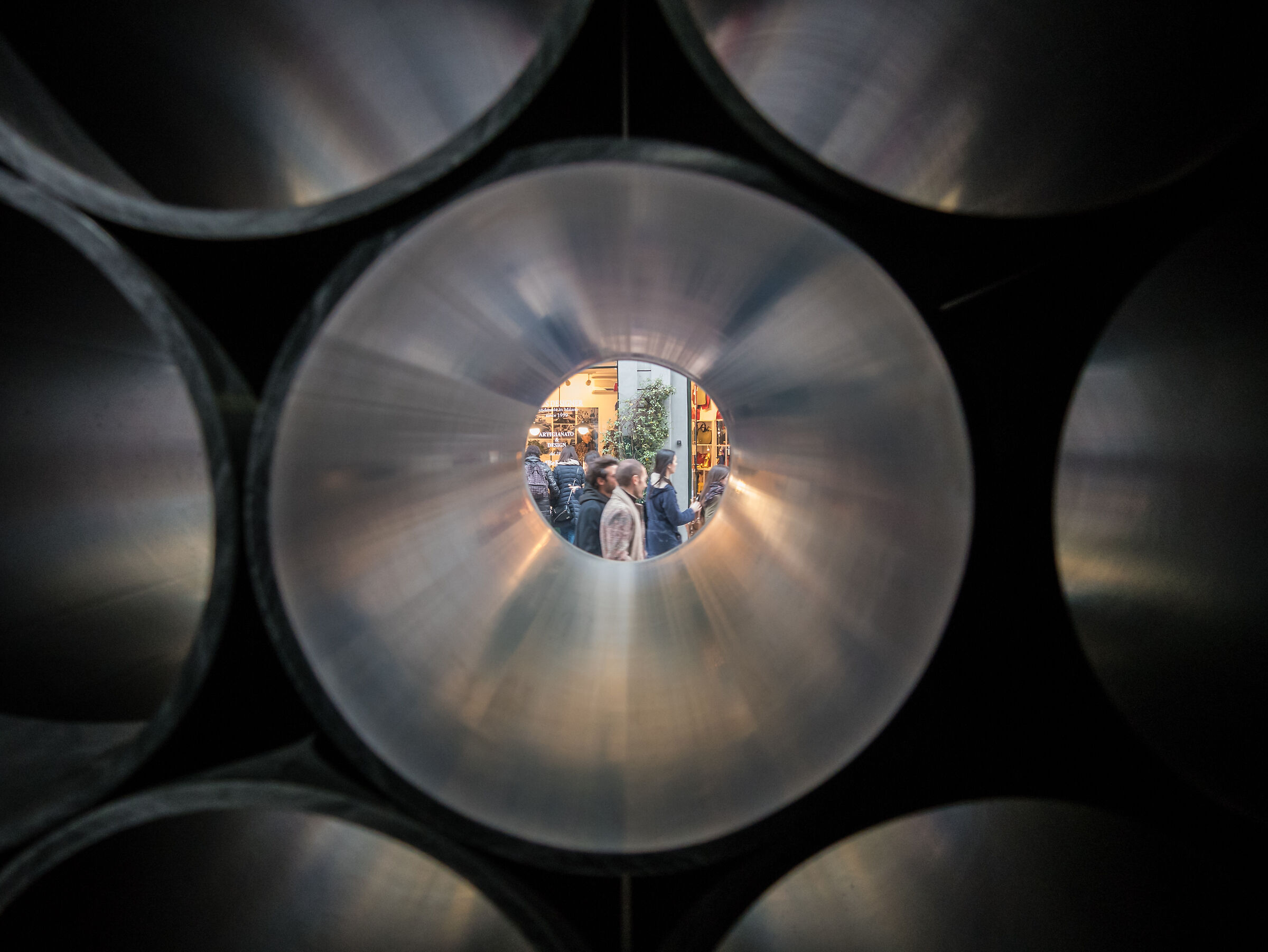 At the bottom Of the tunnel..