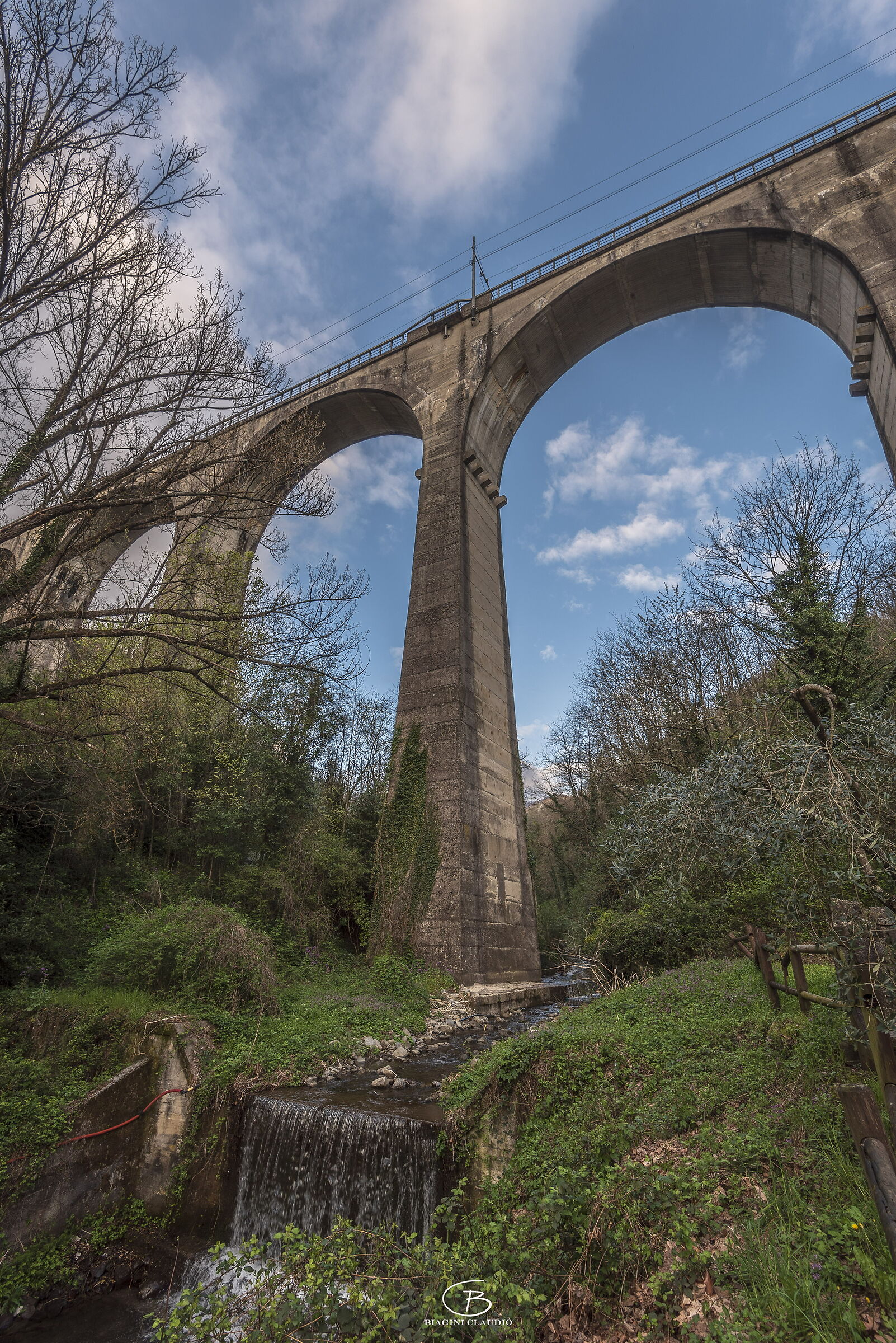 From "Piteccio", one of the railway bridges of the Porrettan...