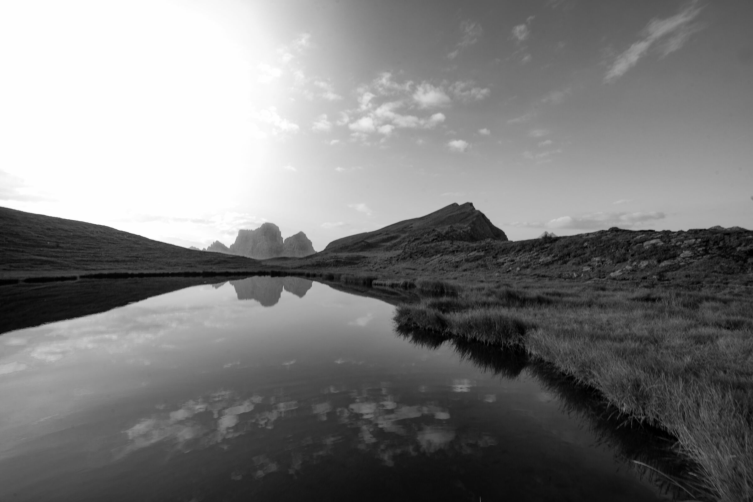 Sunrise in the Dolomites