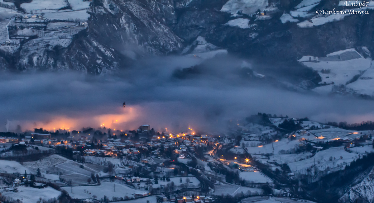 Bobbio visto dal Penice