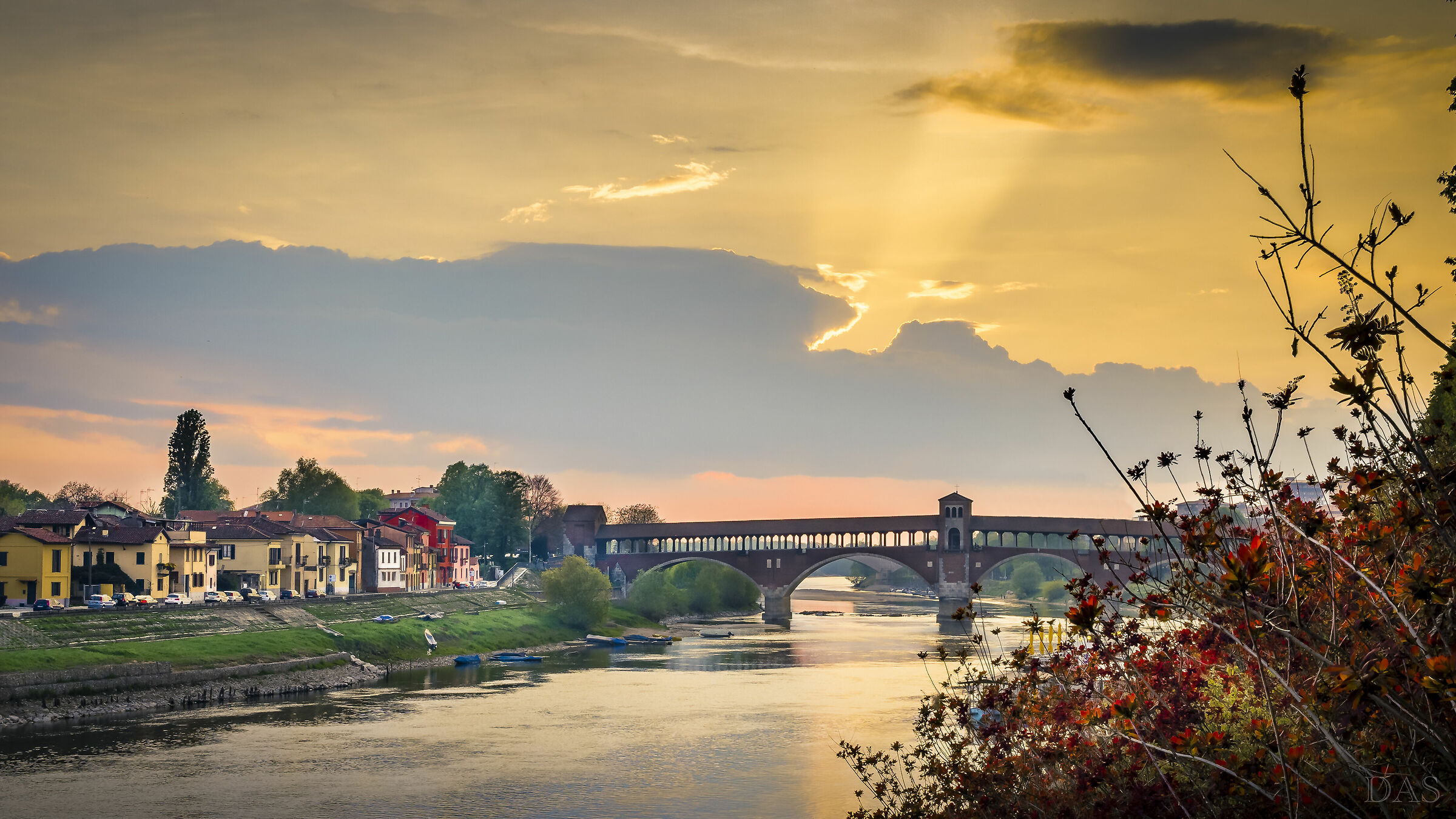 Pavia The Covered Bridge 6