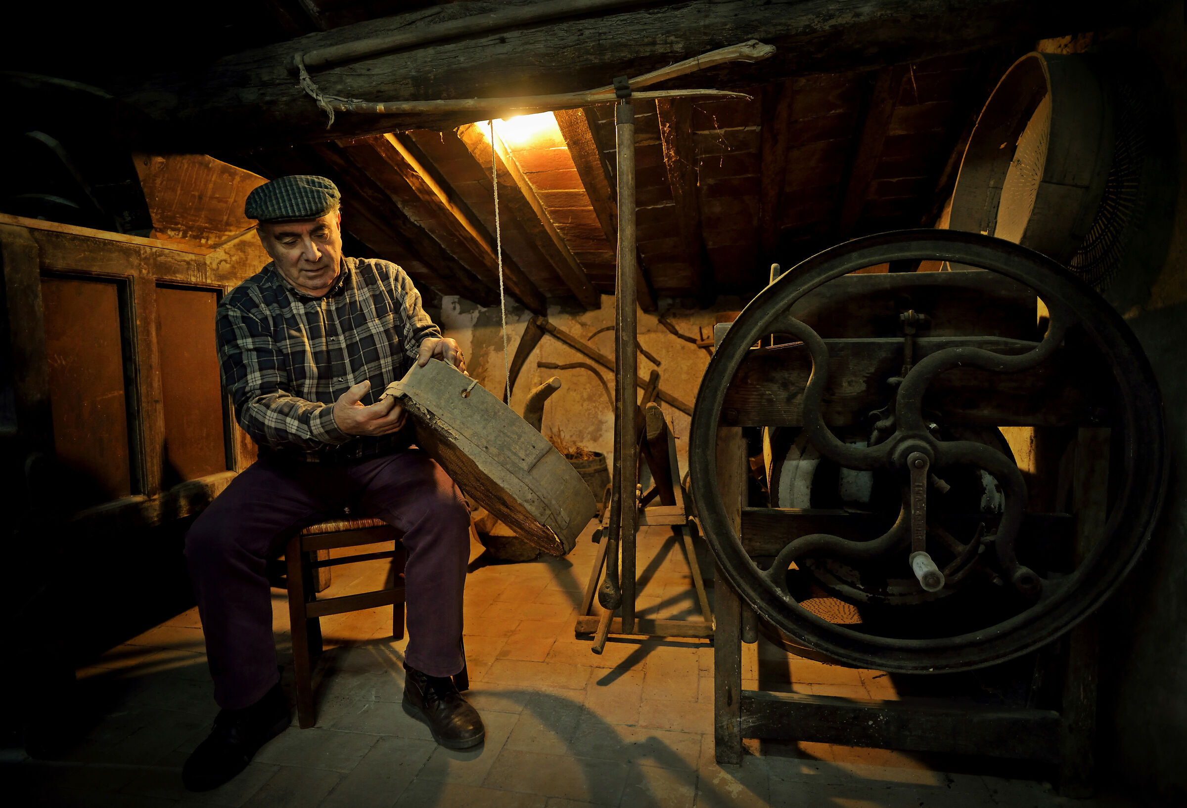 Repairs in the Small Barn