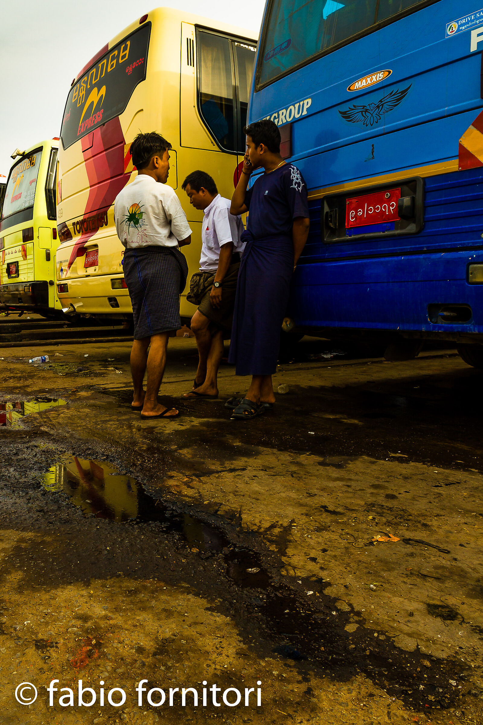 Yangoon Bus Drivers ,  Myanmar, 2009