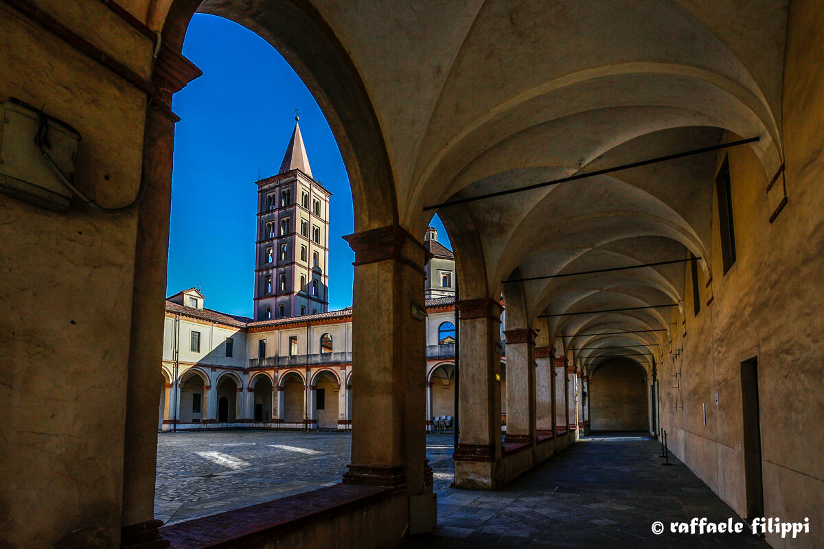 Chiostro e campanile di S. Sebastiano - Biella