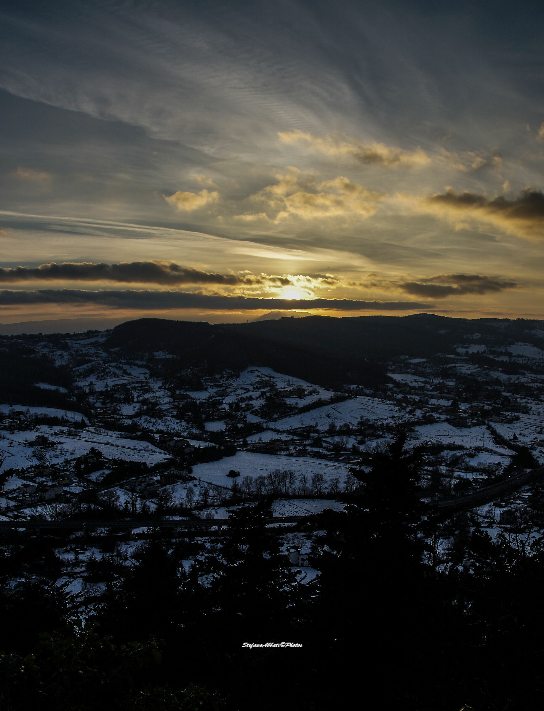 Campobasso tramonto