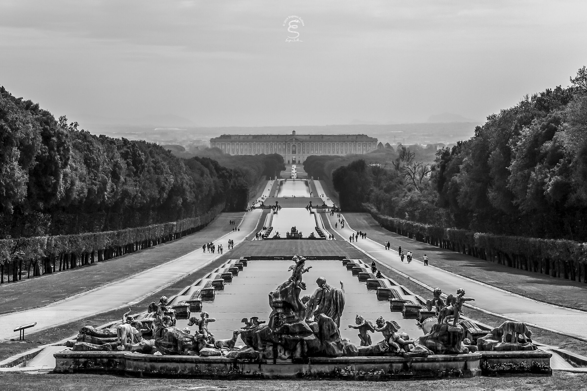 La via dell'acqua (b/n)