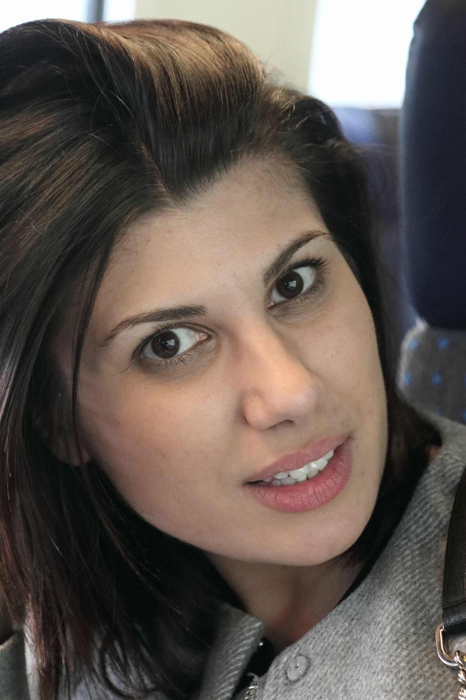 Portrait on the train