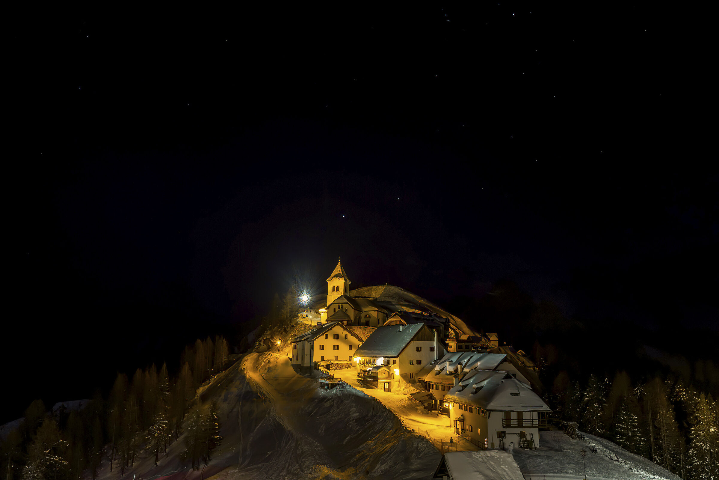 M. Te Lussari by night