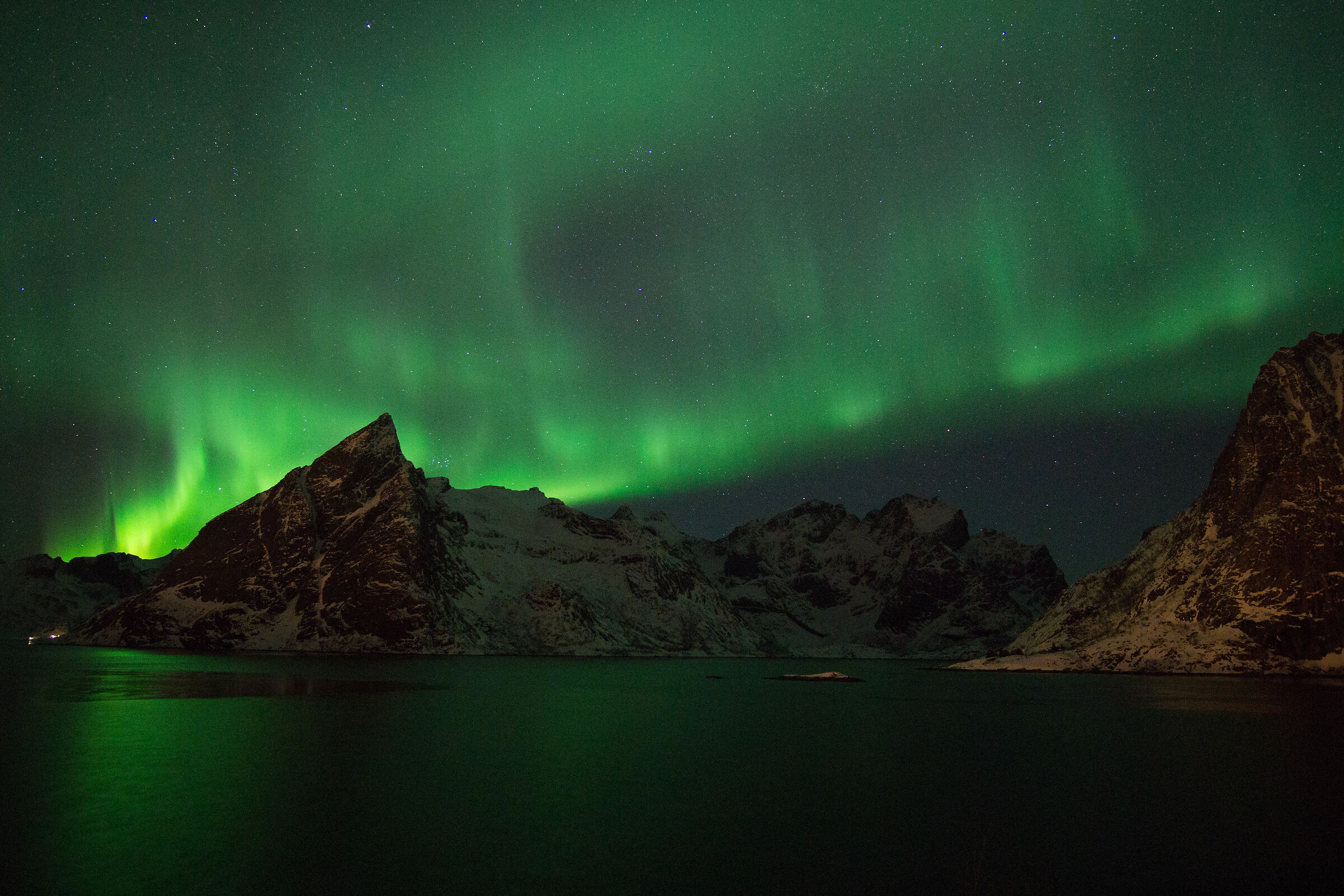 Northern Lights in Hamnoy