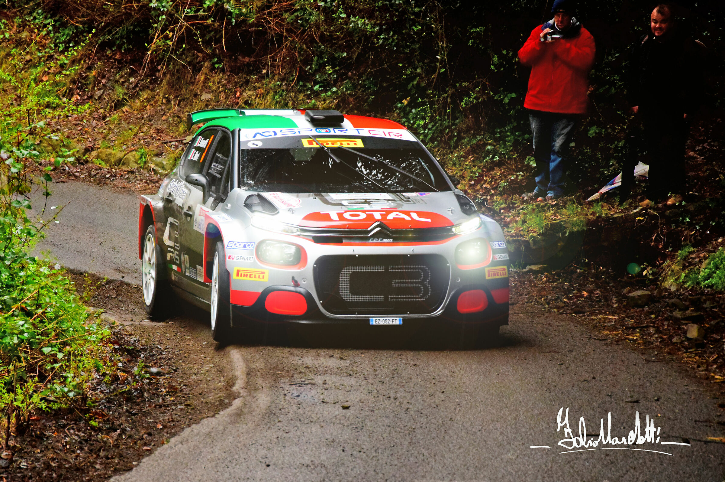 Lipsticks on C3 at the Sanremo RALLY