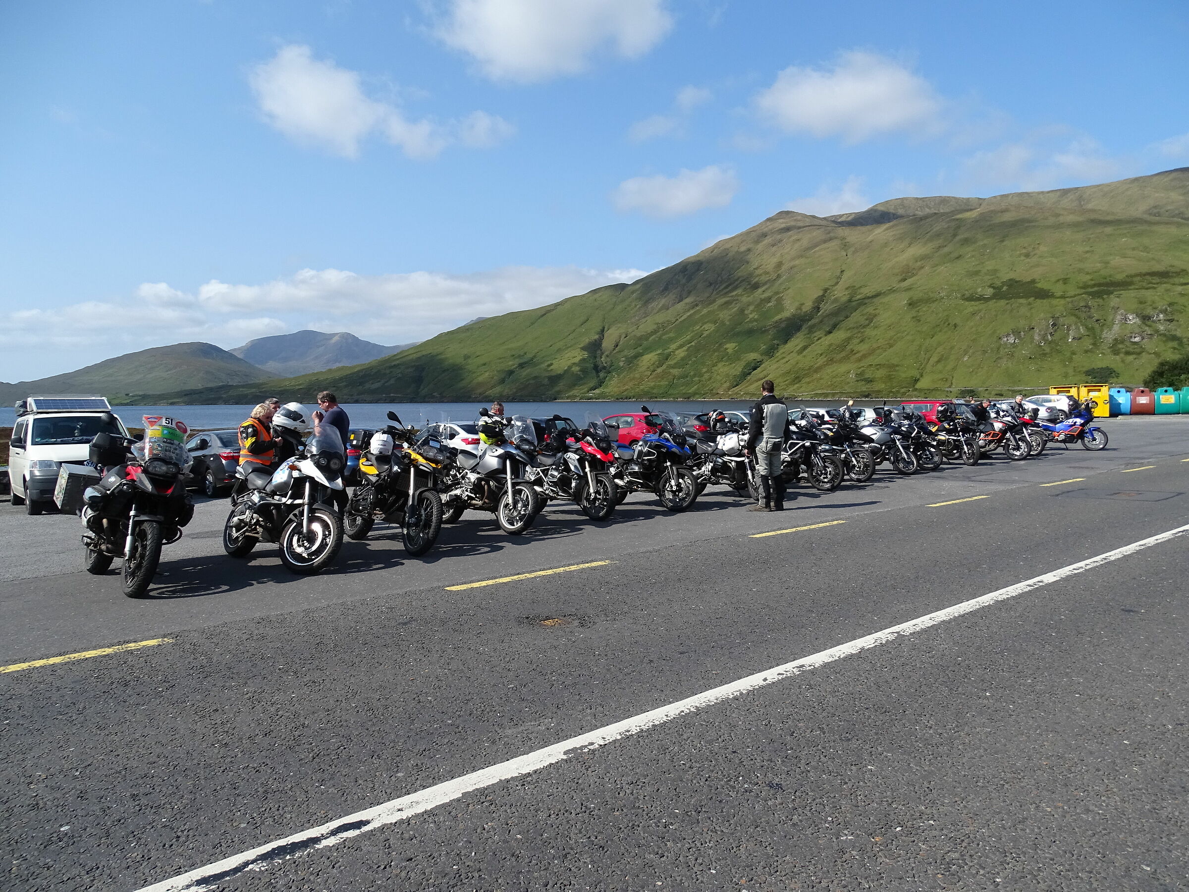 GS family in tour at Leenaun, Ireland