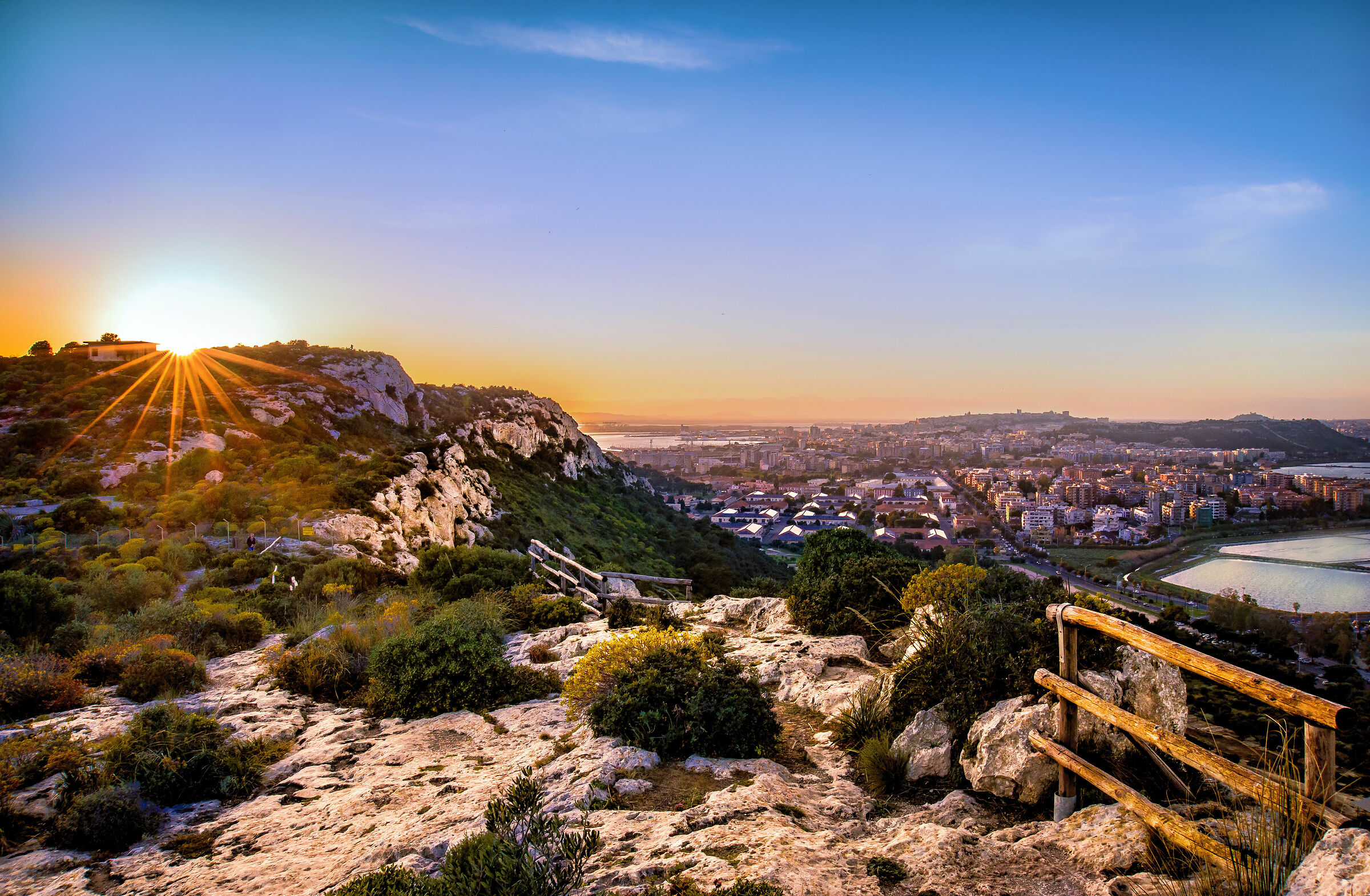 Cagliari from the top