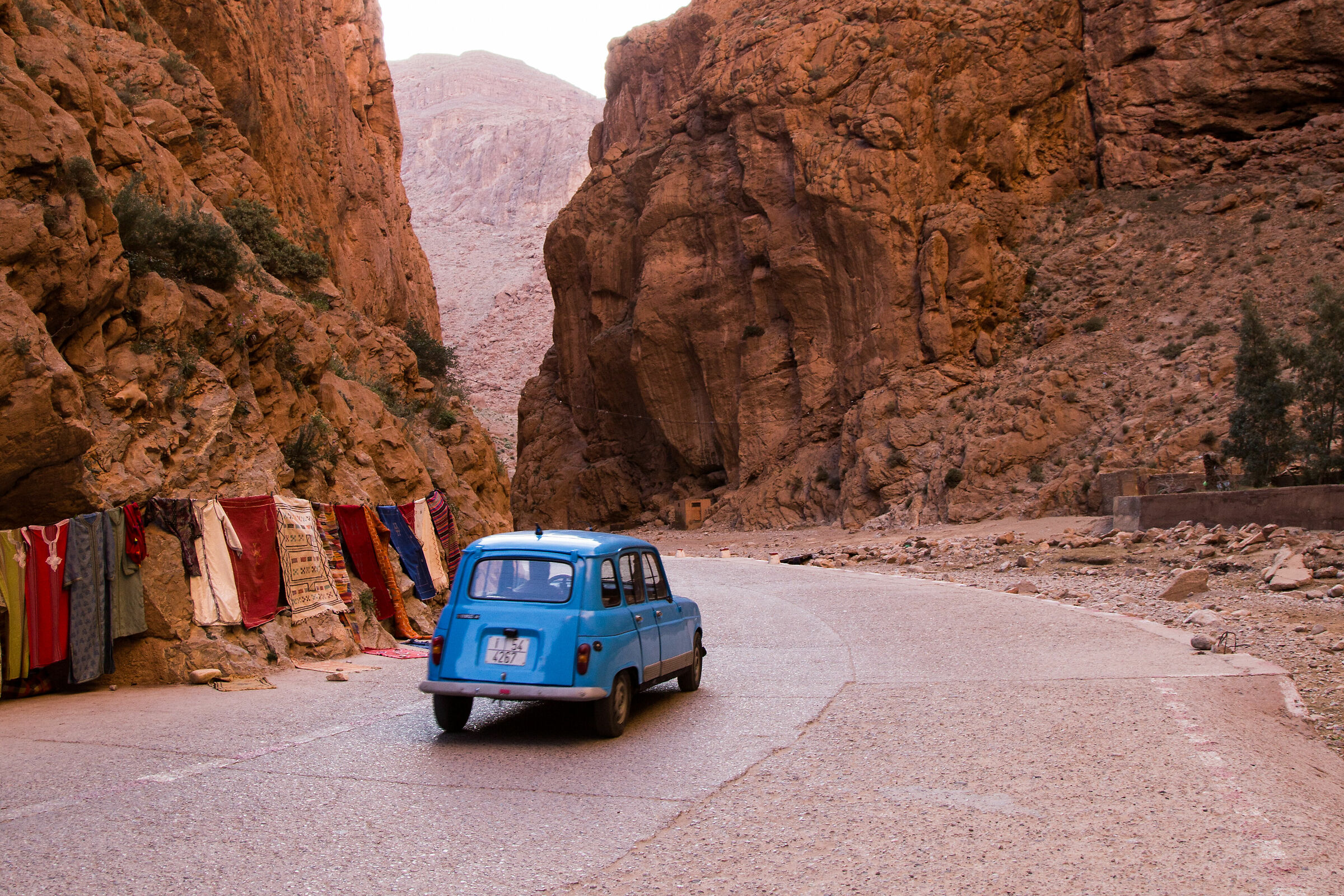 Classic Cars in the Gorges du Todra