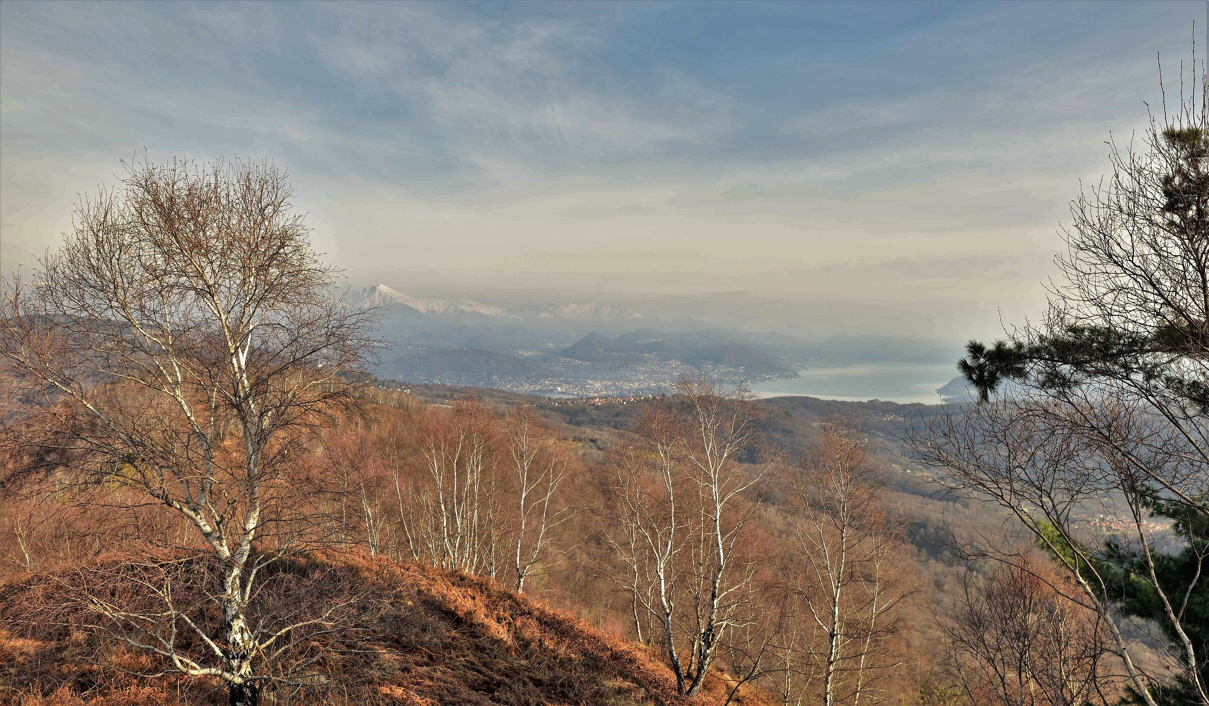 The mountains of Val Grande and down the city of