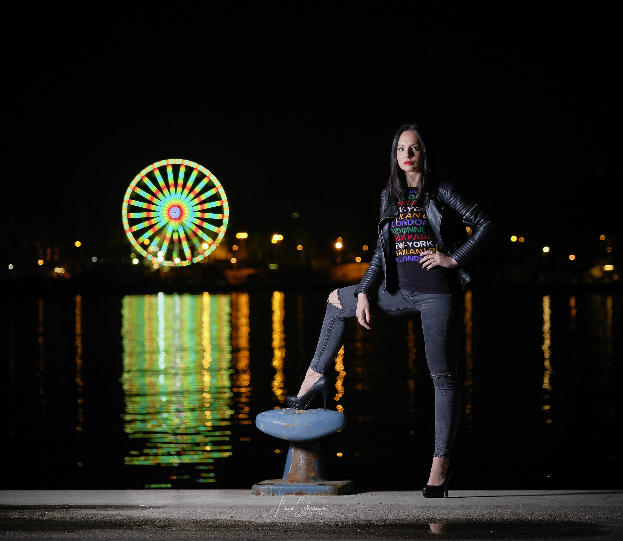 Panoramic Pose at the Dock