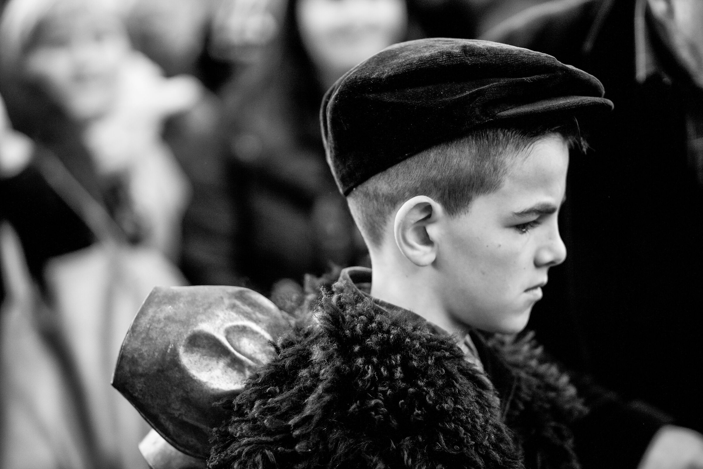 The little ones of the Sardinian carnival... (Mammoiada)