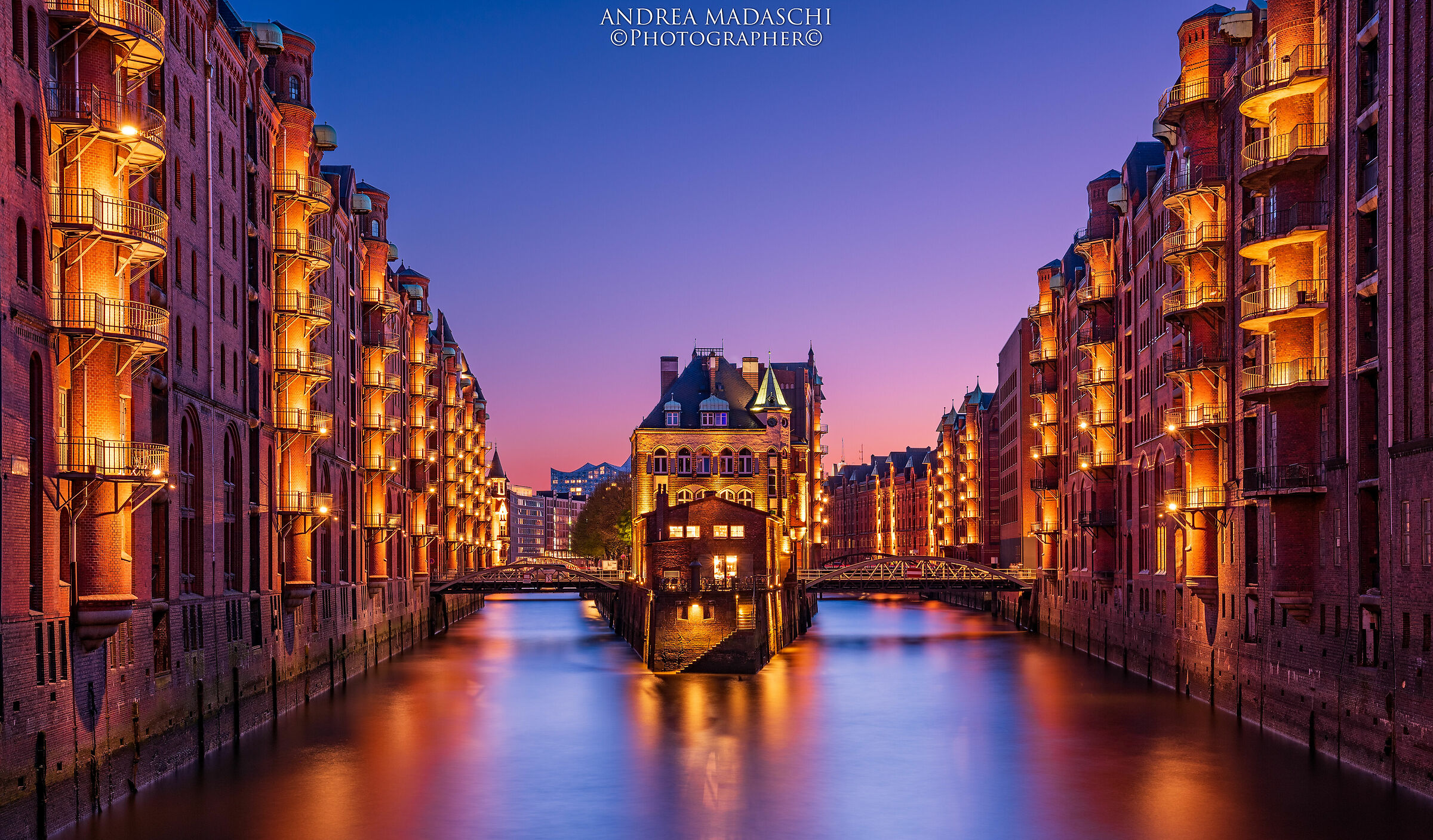 Amburgo at sunset...