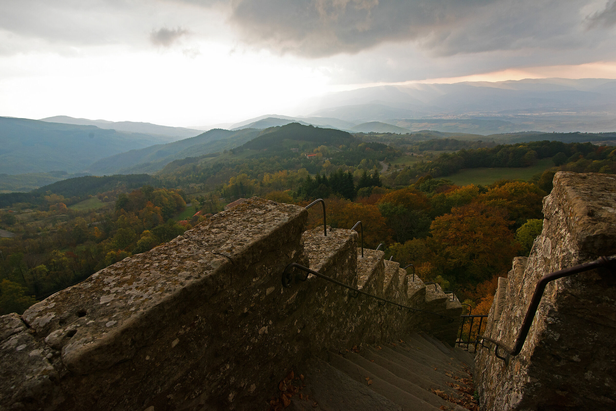 On top of the thunderstorm
