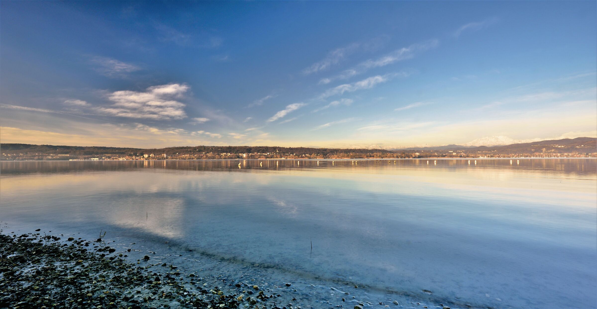 From Lisanza-Lake Maggiore in front of us Dormelletto