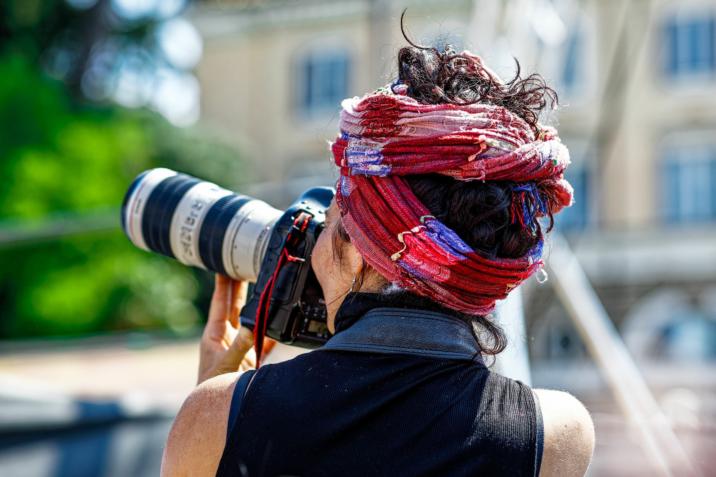 La ragazza col biancone