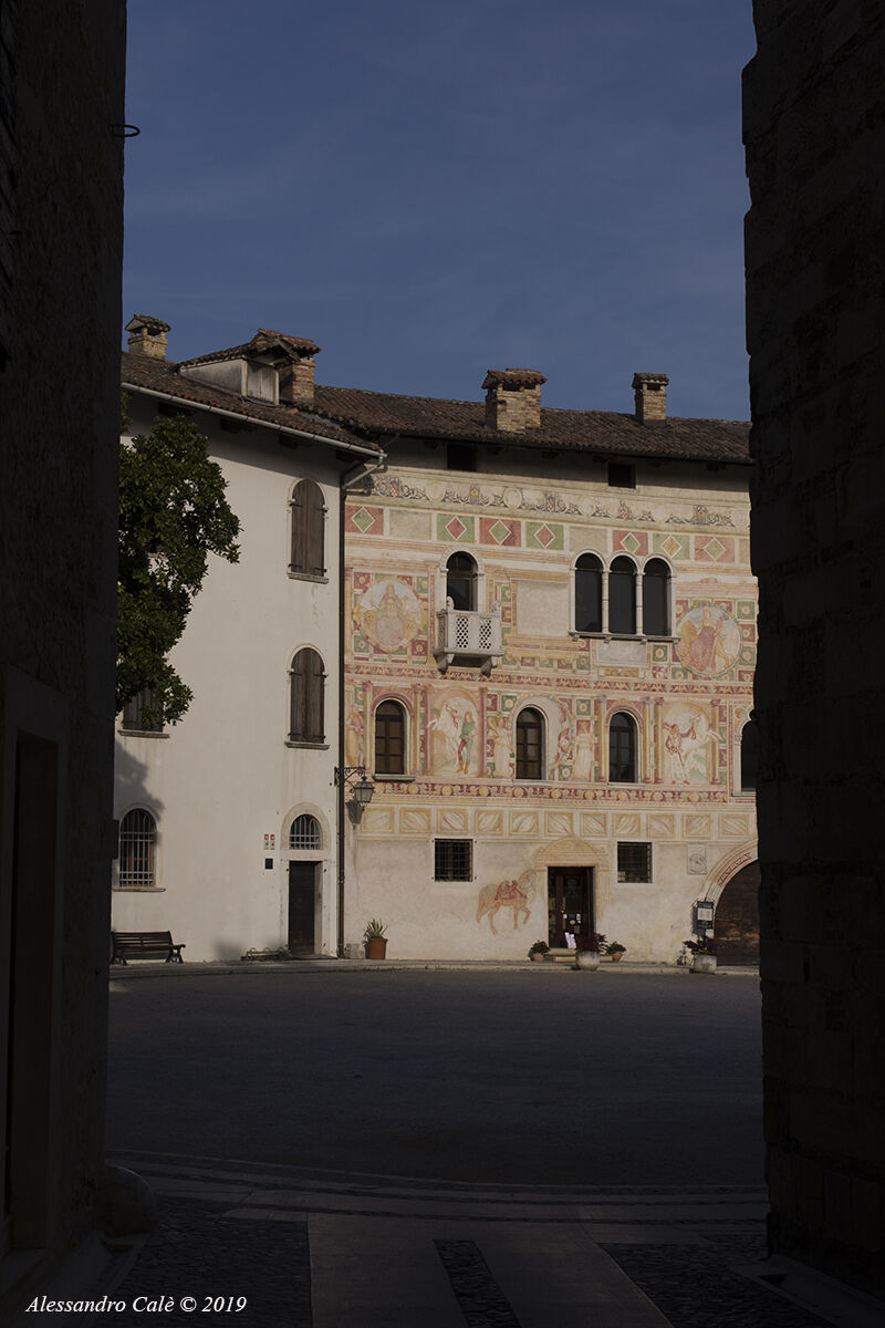 Spilimbergo scorcio del Palazzo dipinto 9588