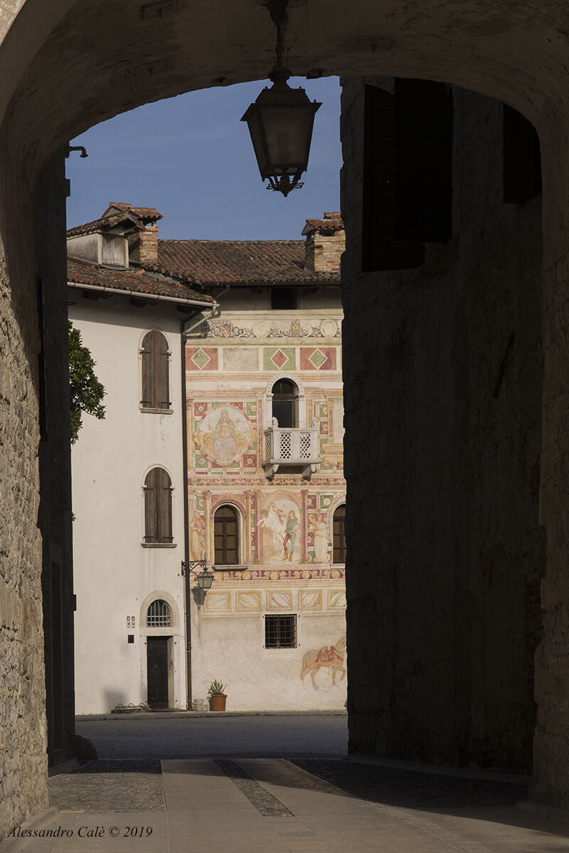 Spilimbergo scorcio del Palazzo dipinto 9613