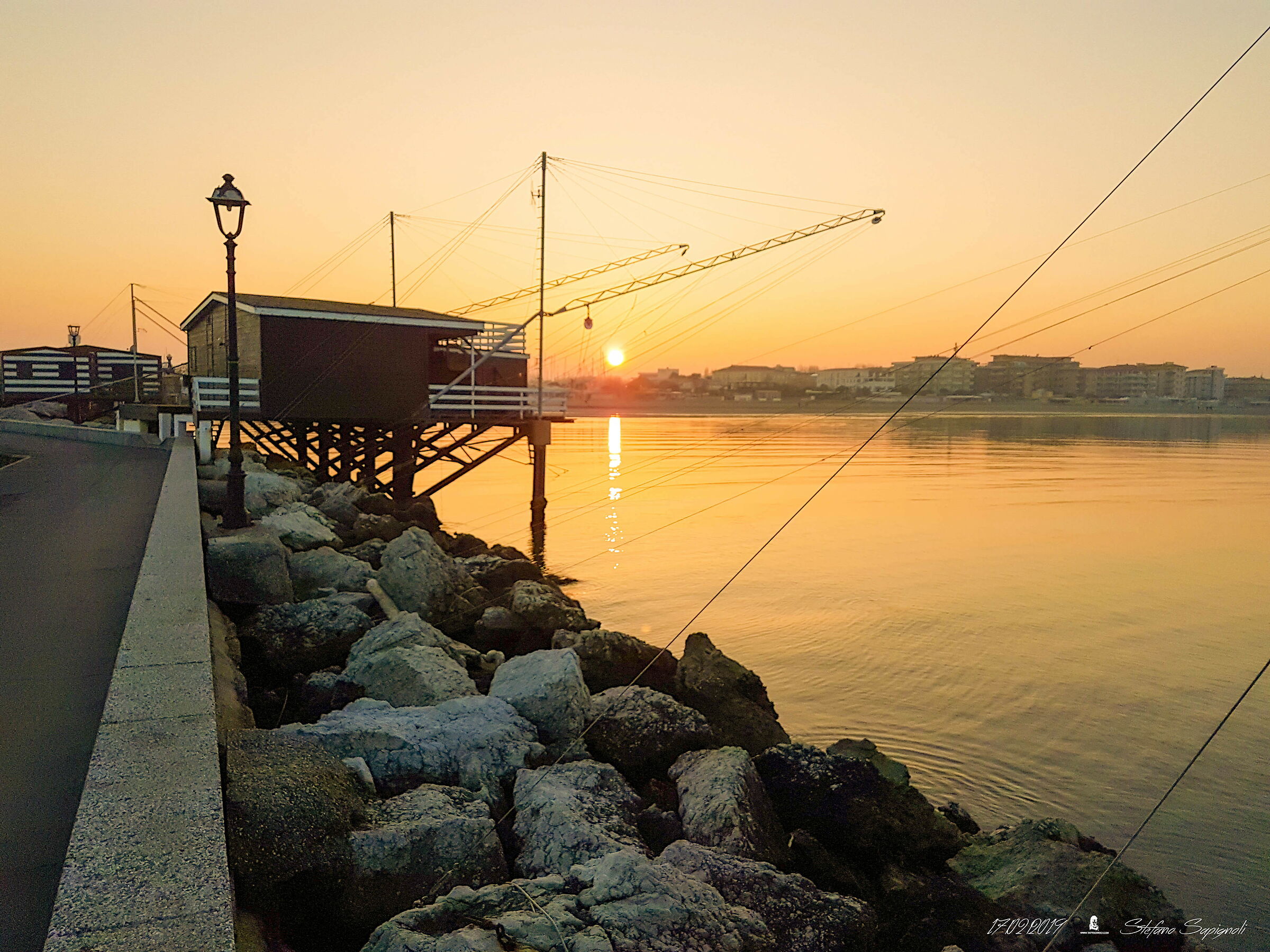 Cesenatico-Porto channel Leonardesco fishing Capanni