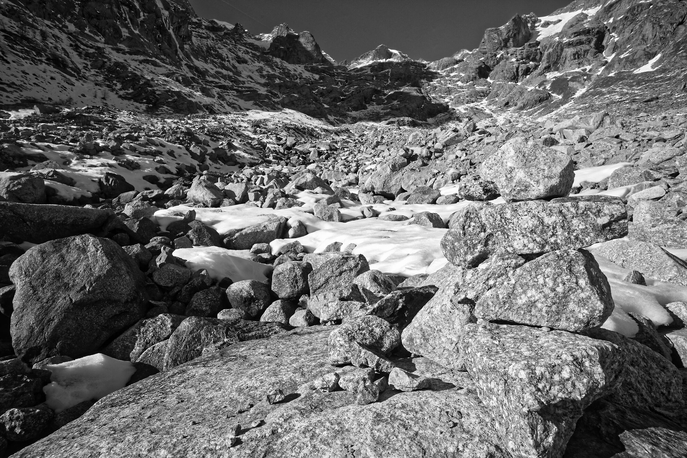 Freboudze-Val Ferret Italiana. December 2015