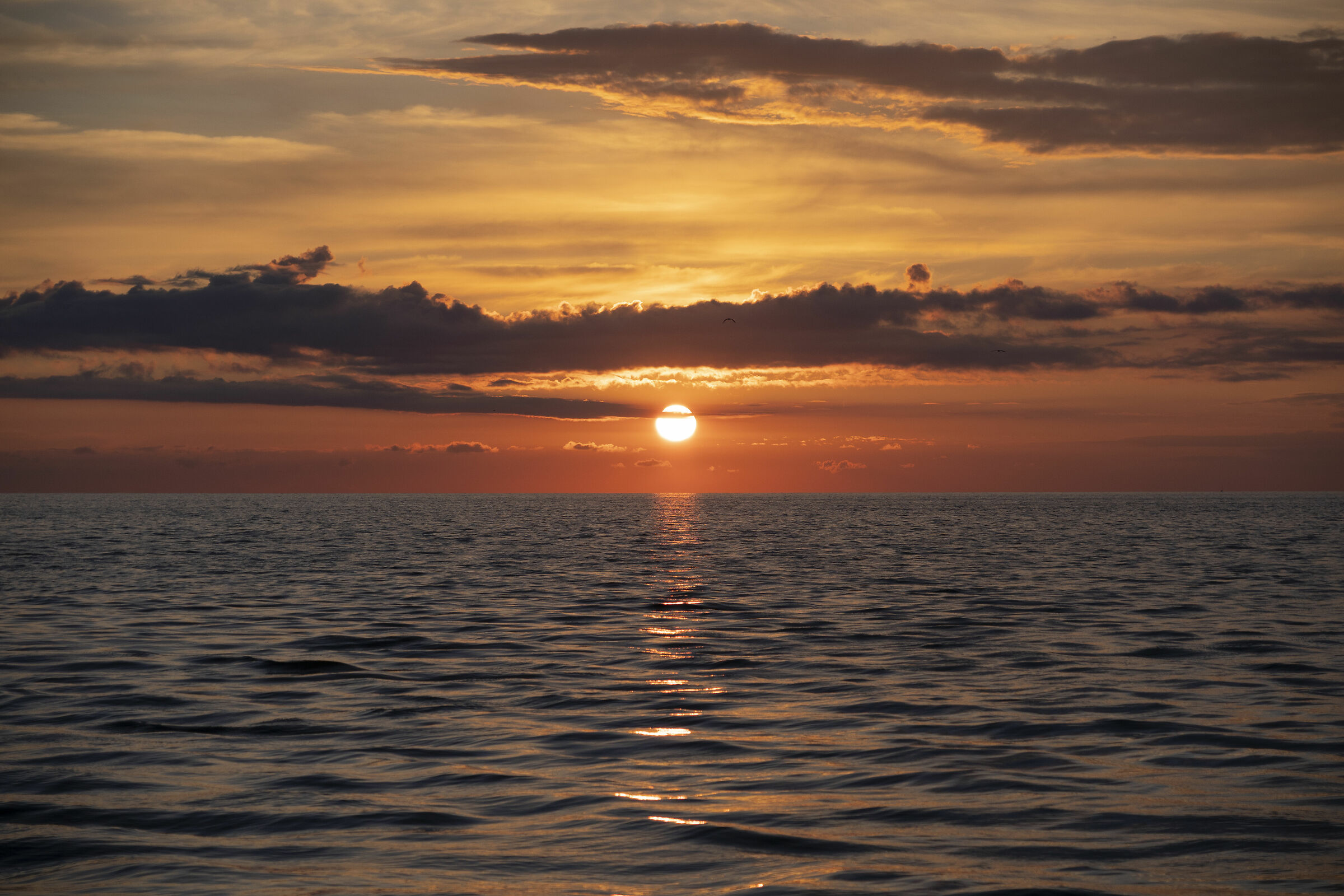 Sunset in Sacred Island