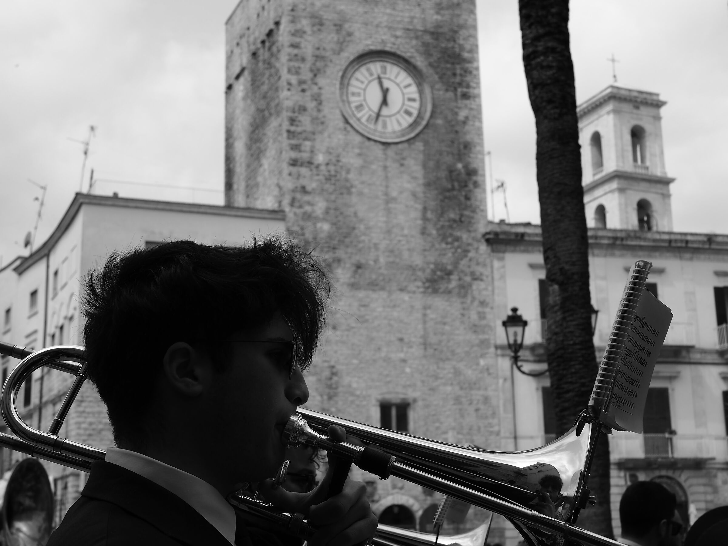 La banda e la festa del paese. Terlizzi (ba)