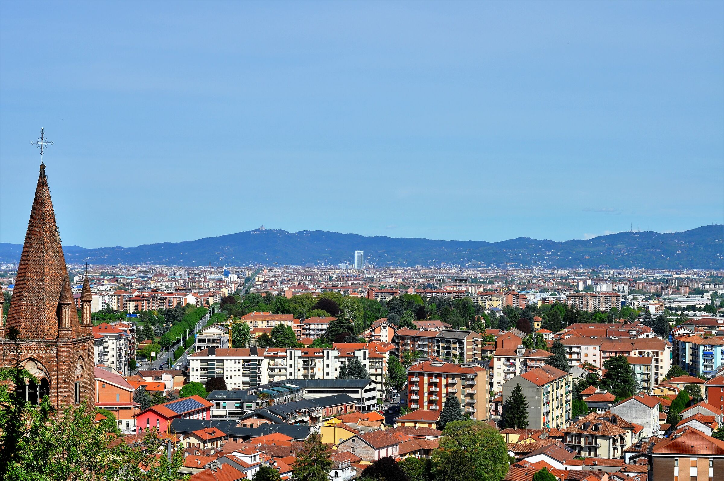 dal castello di Rivoli - una giornata di vento -