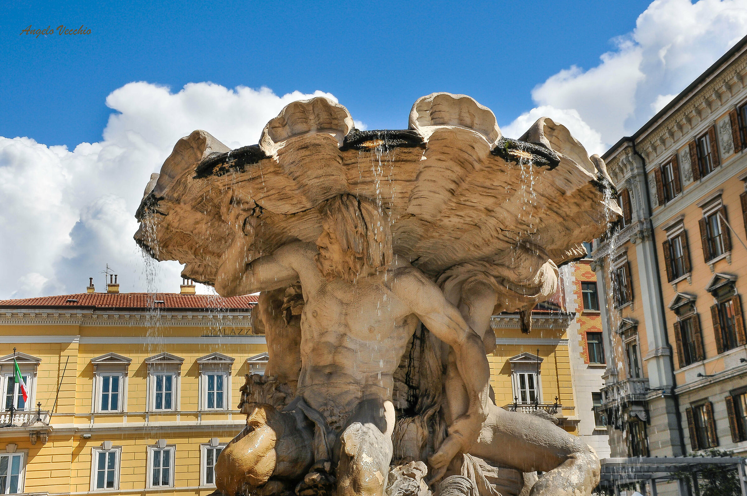 Trieste P. Vittorio Veneto.. Detail of the Fountain!