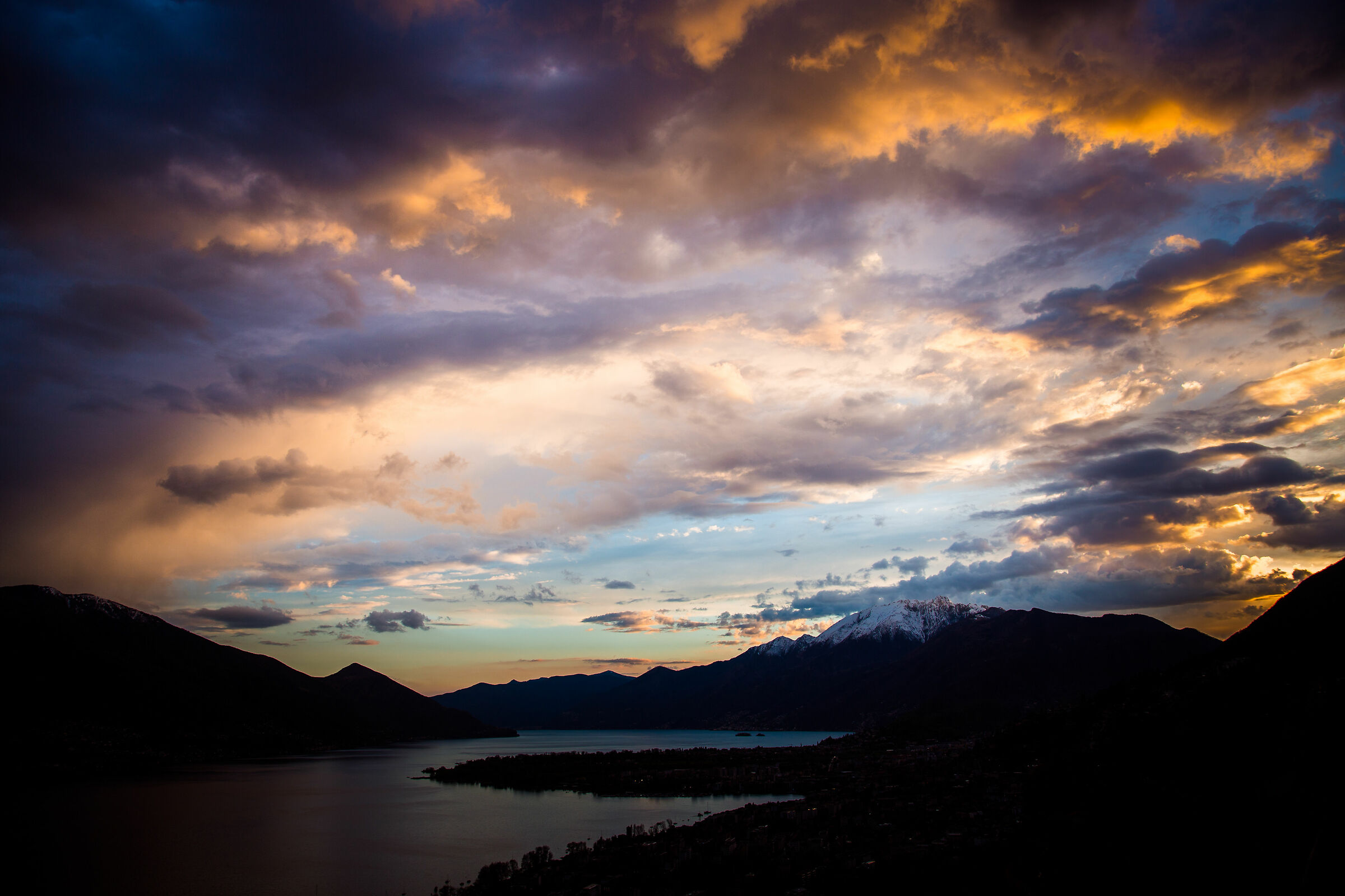 Sunset on Lake Maggiore