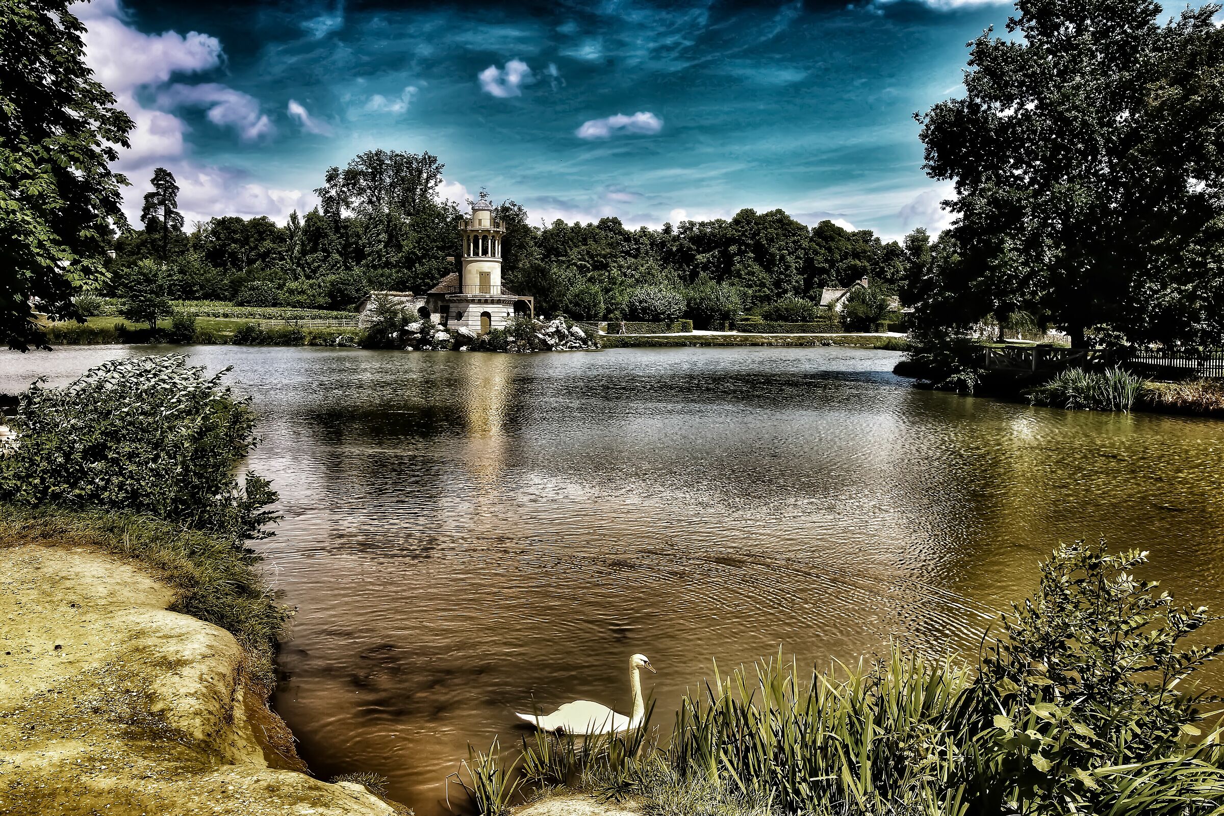 Versailles. Petit Trianon. Tour de la Pêcherie.