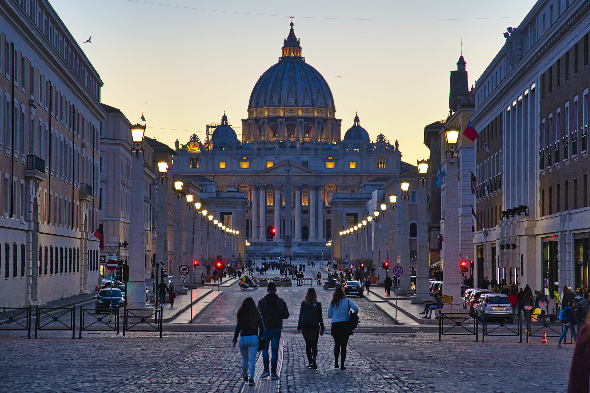 Put one evening on the way of conciliation