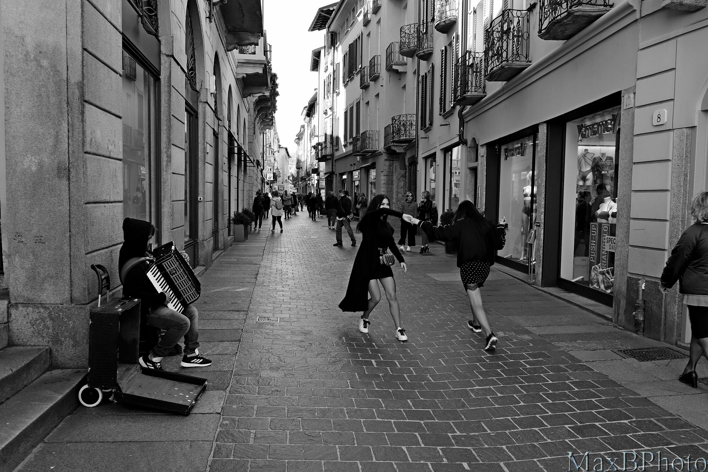 Dancing on the street