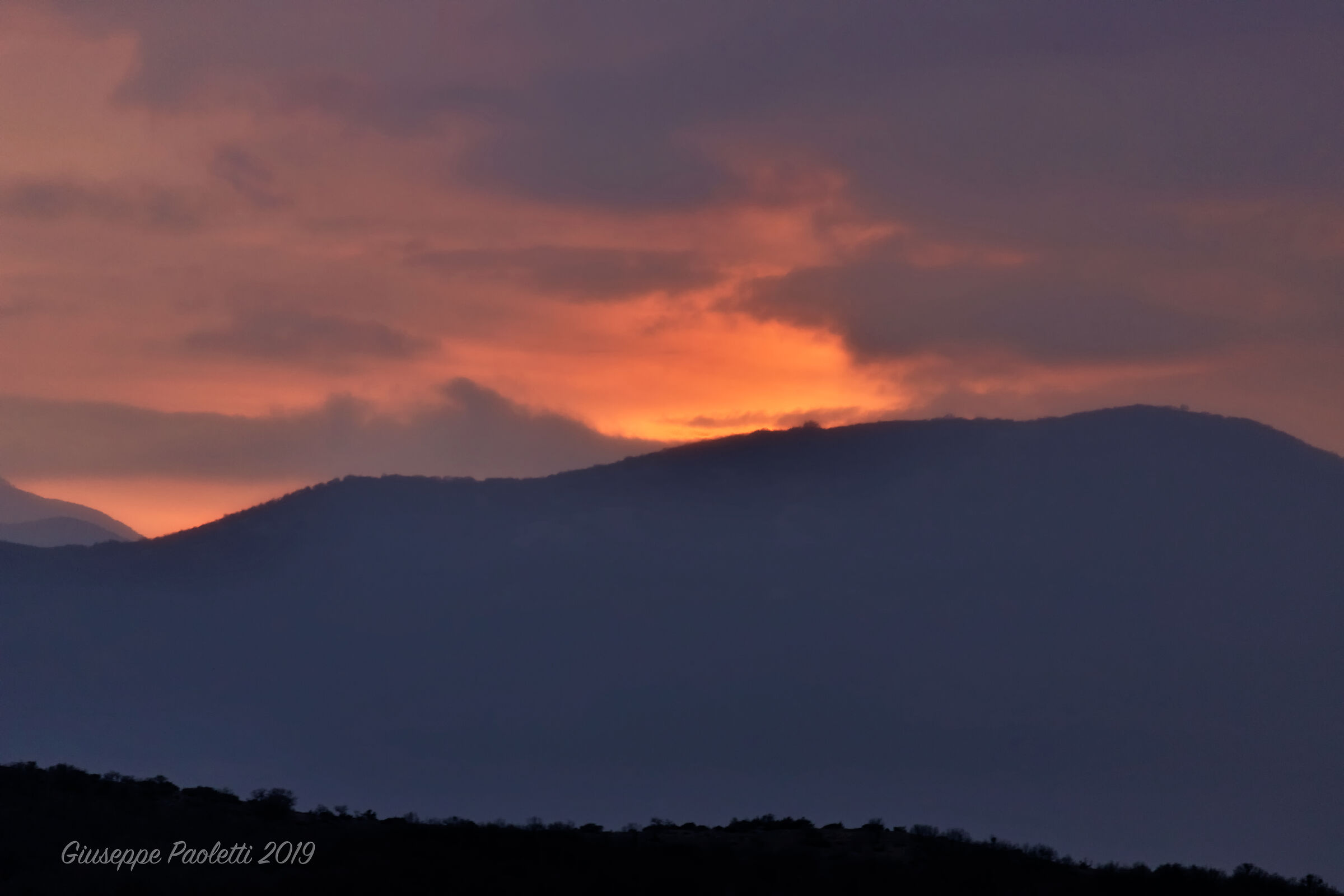 Light in the midst of a gloomy sky