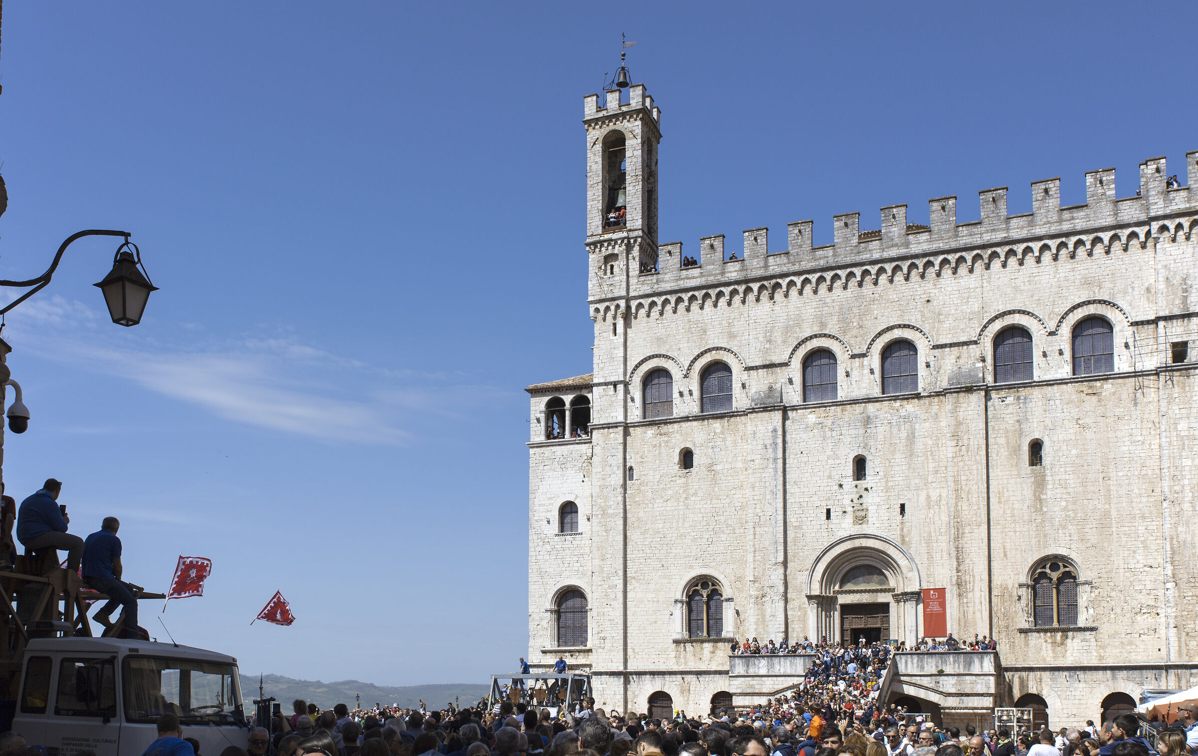 Gubbio: gli sbandieratori...a vederli!