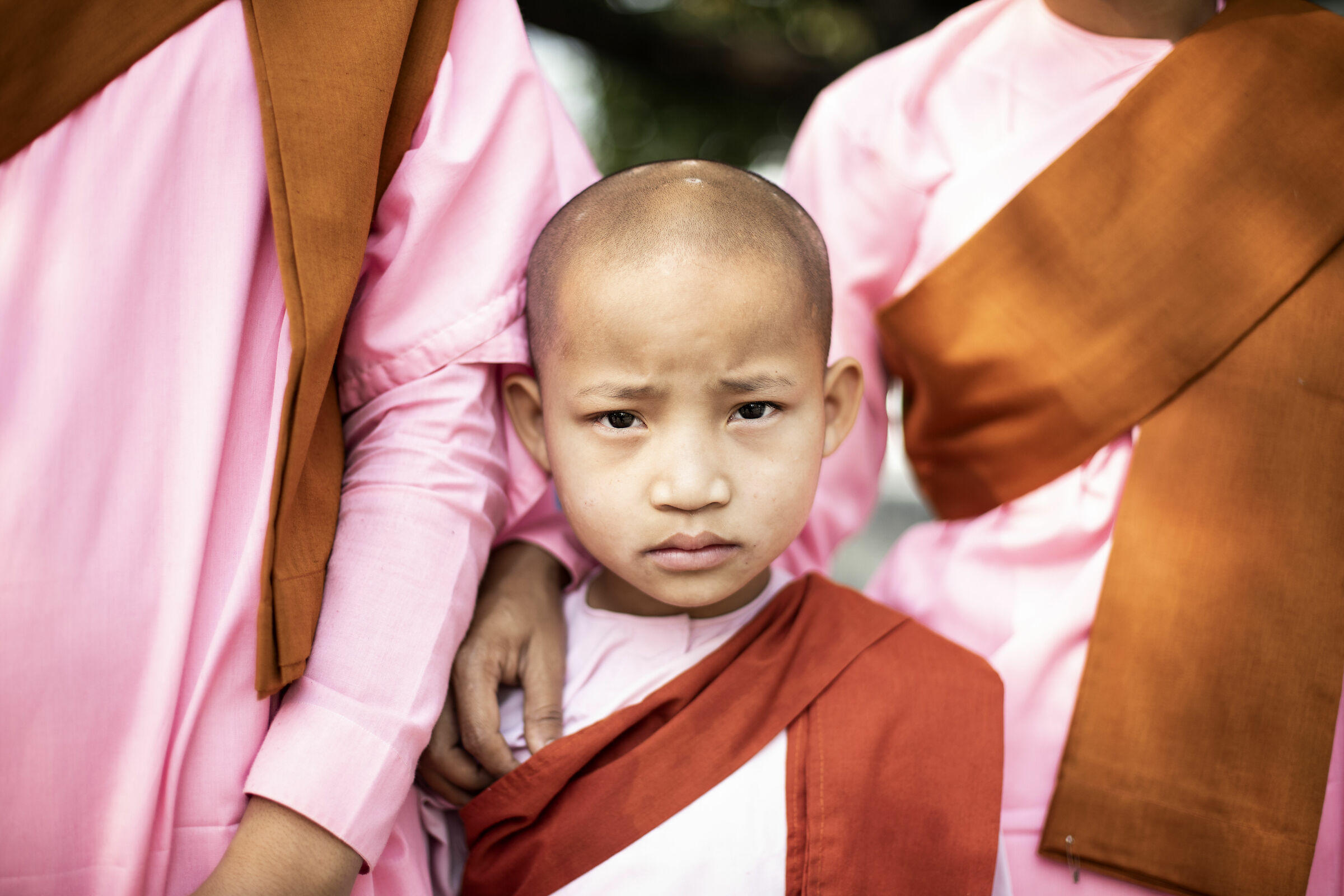Lady Buddhist monks