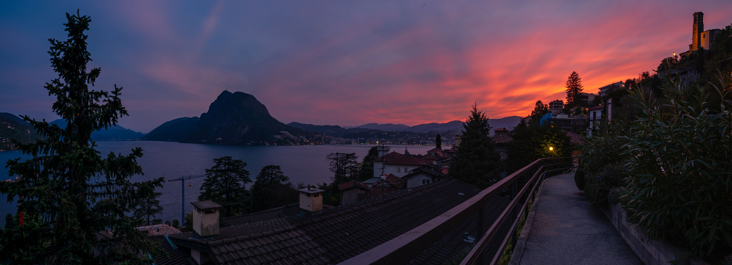 View of Lake Lugano