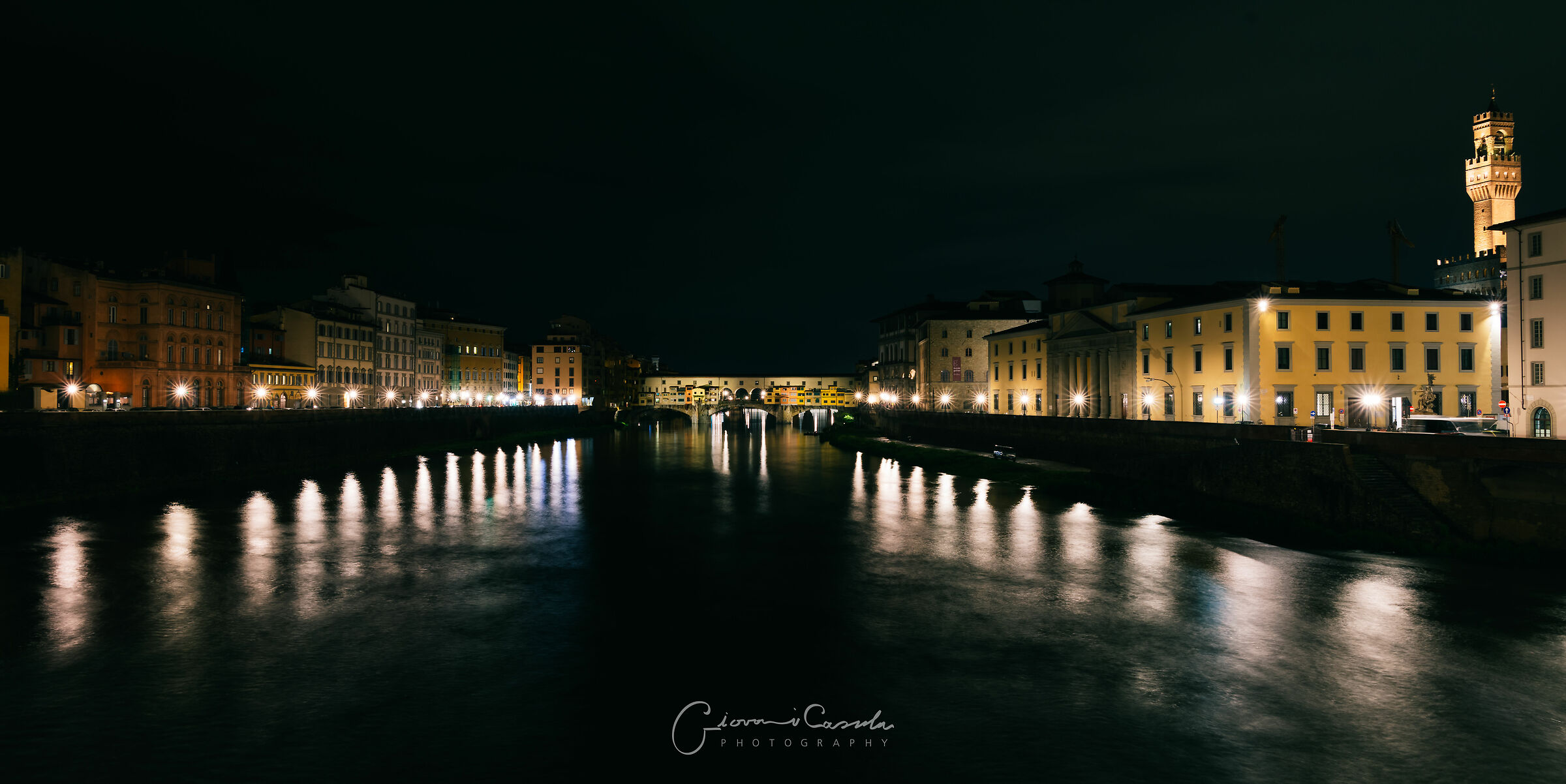 Ponte Vecchio di notte