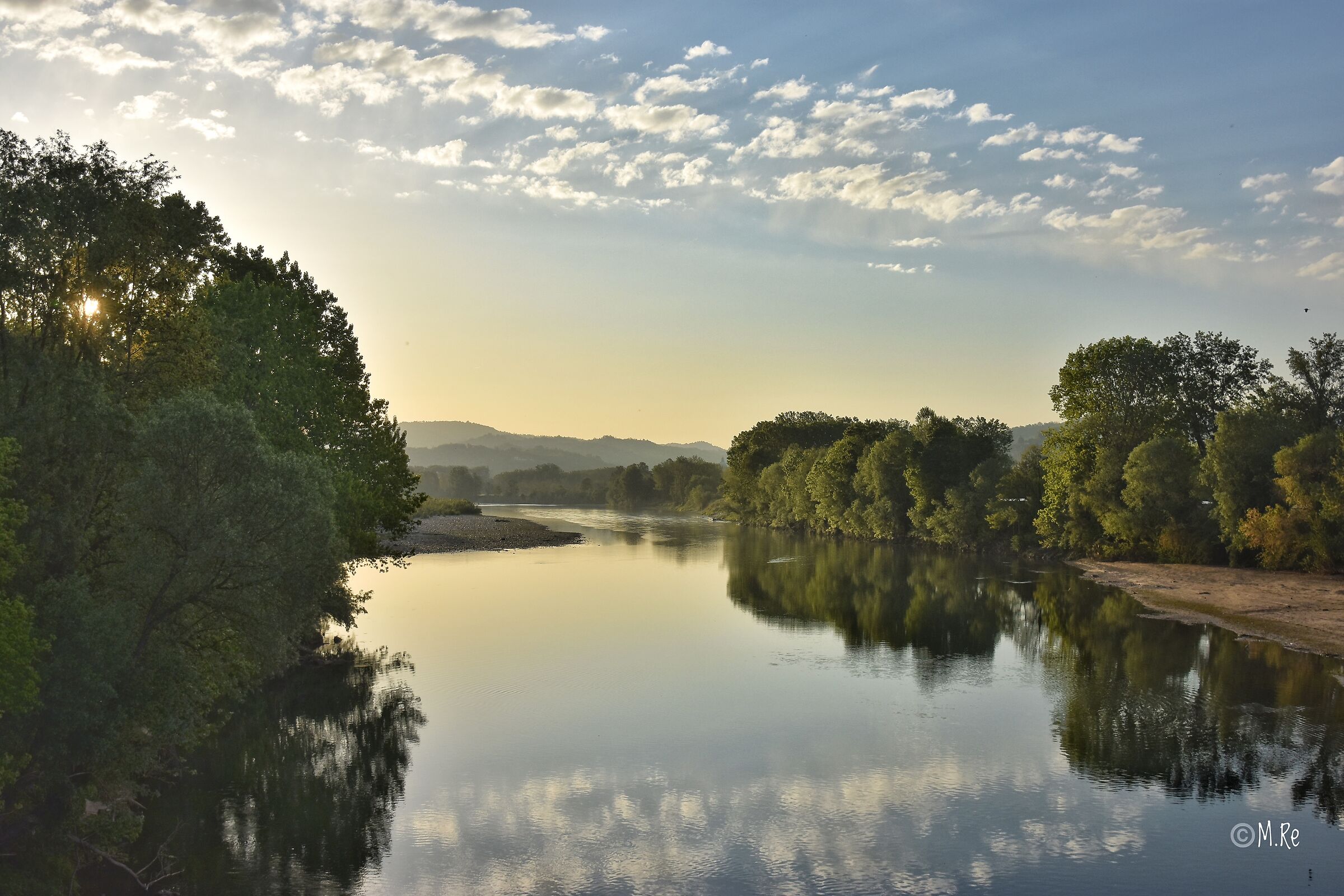 Fiume Po a Settimo Torinese