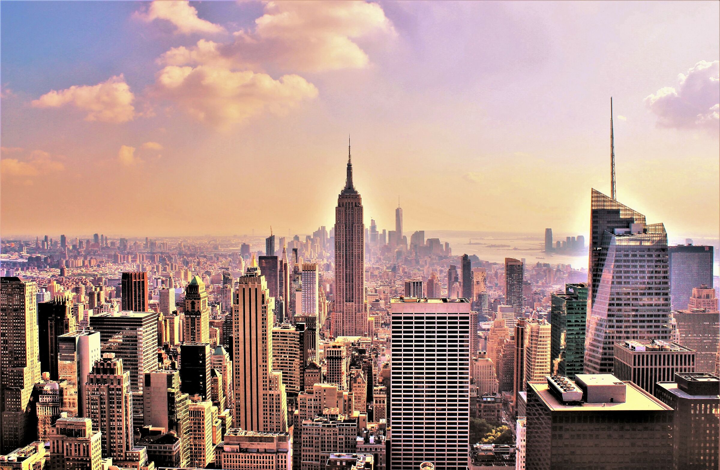 Sunset over Manhattan